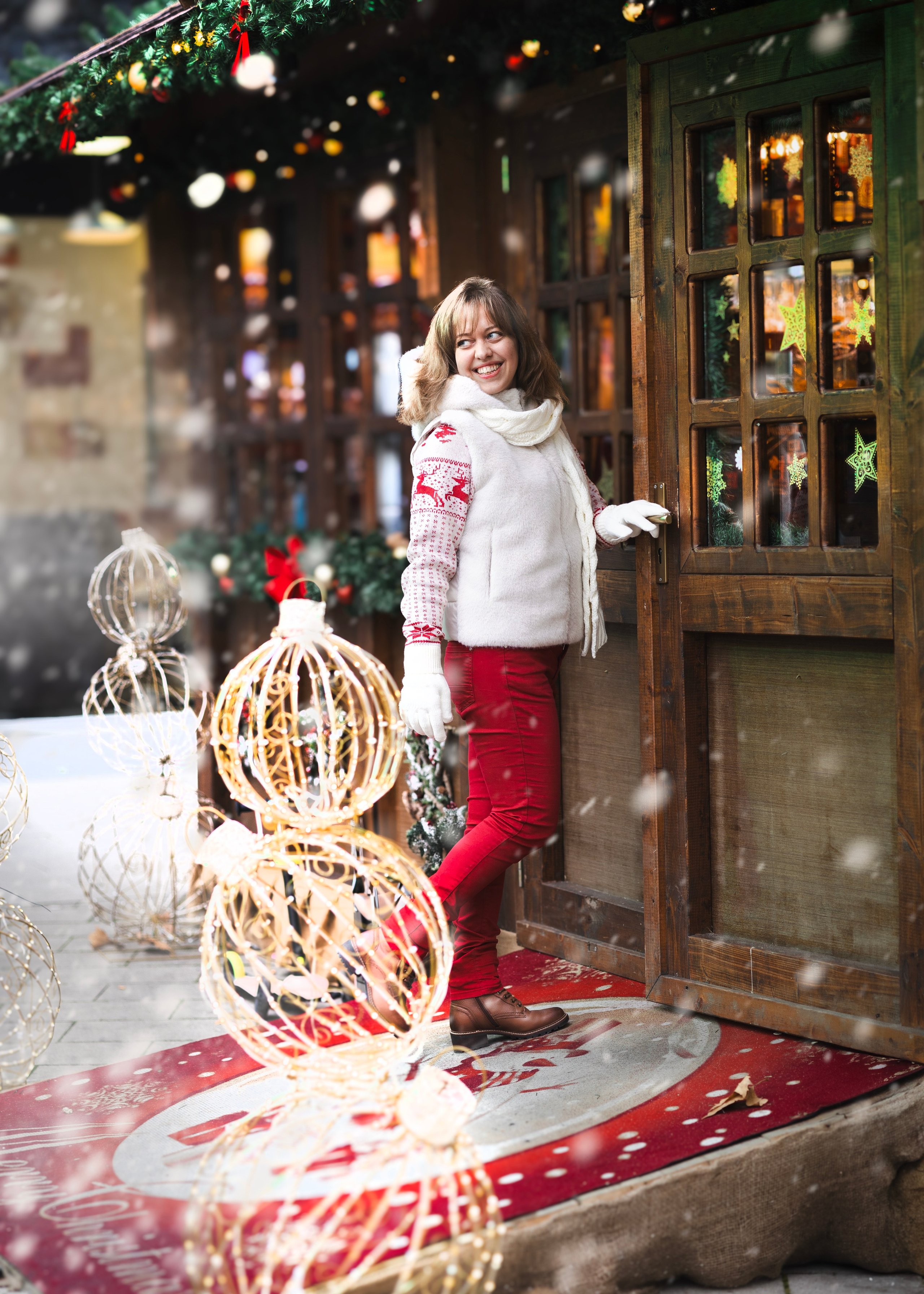 Nadja and Christmas. Photographer in Munich