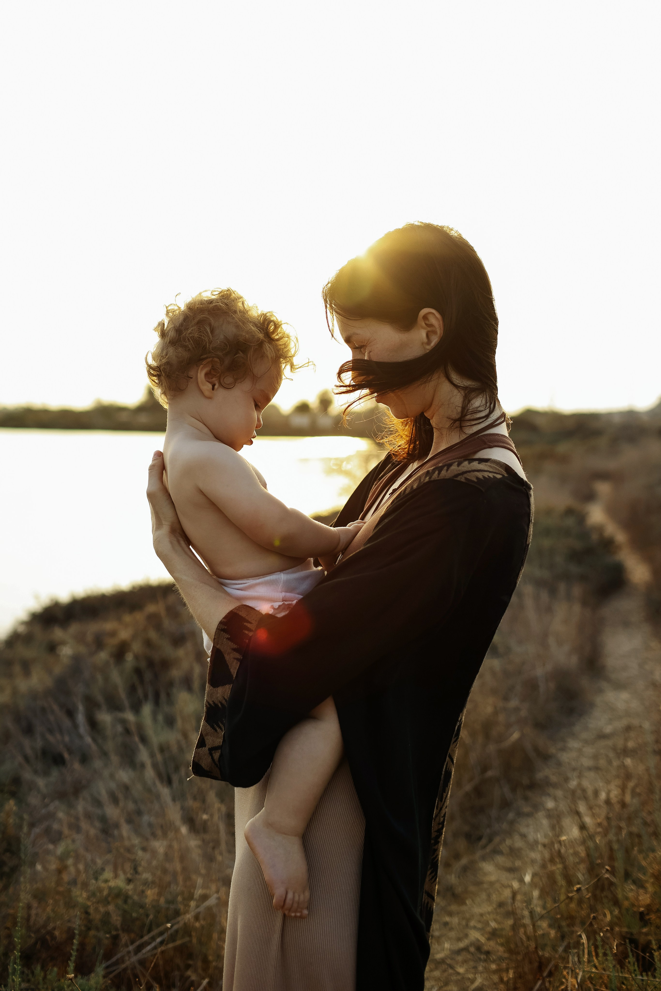 Little curls in Atlit. Family photographer in Israel
