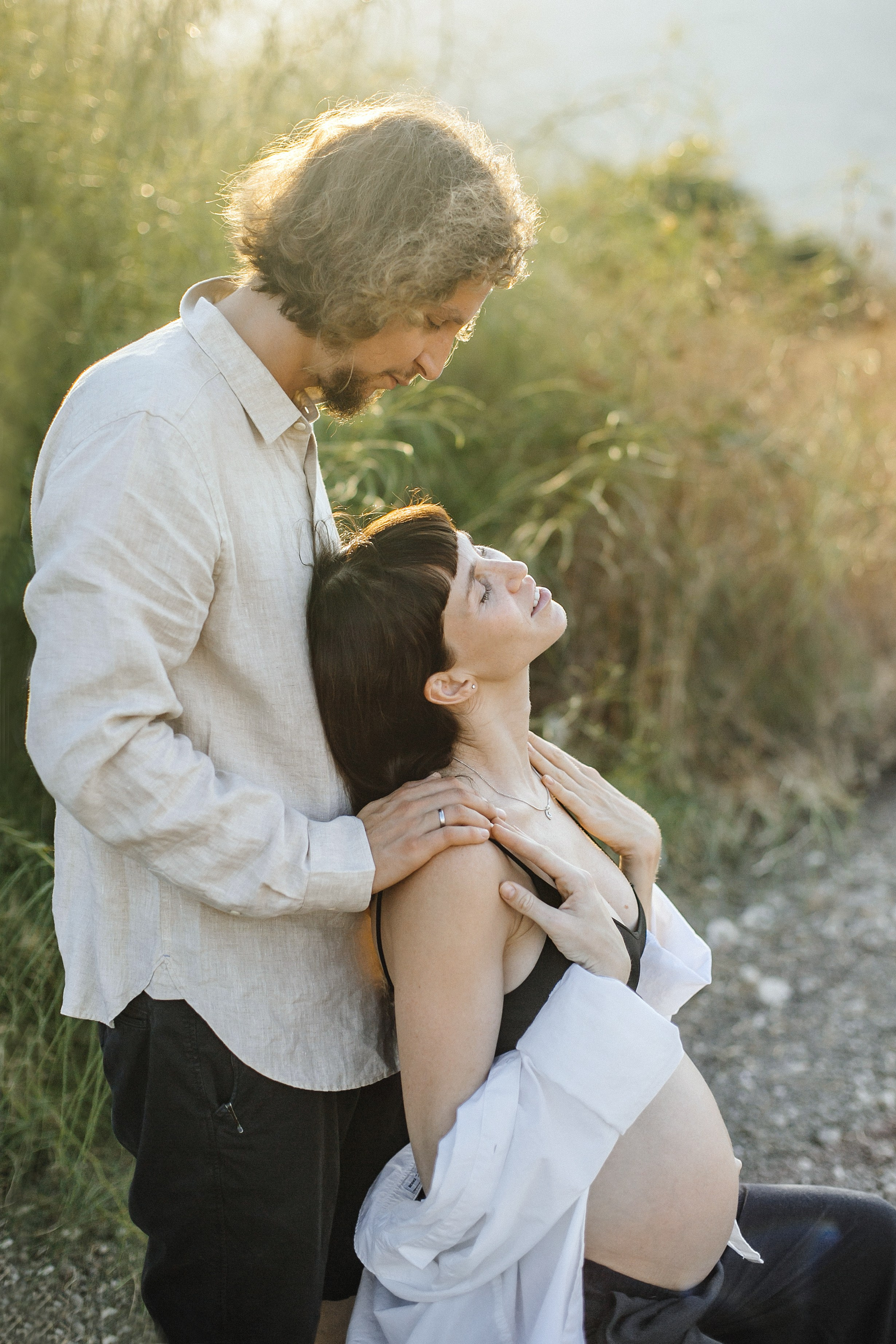 Kiryat Tivon field. Family photographer in Israel