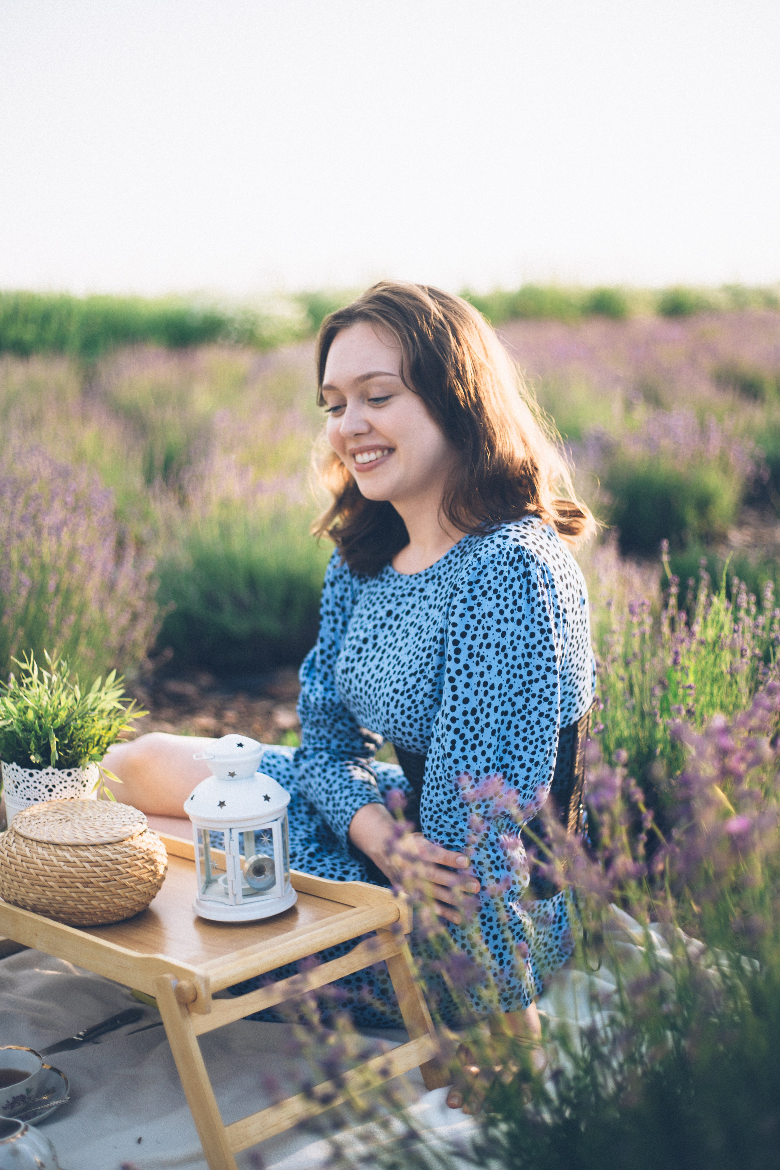 Lavender field. Photographer Anna Curly | Weddings and Events in Dubai