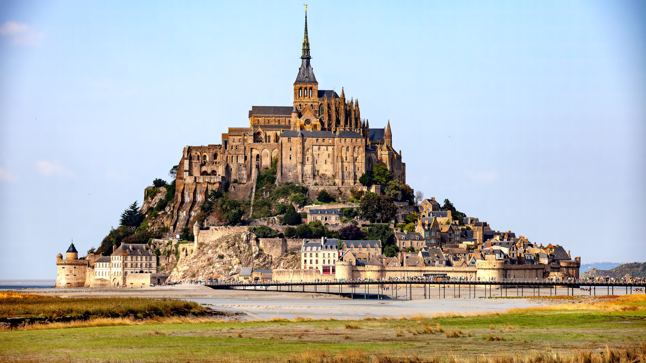183.Abbey of Mont Saint Michel.France.20.9.2024. Путешествия в формате 360......
