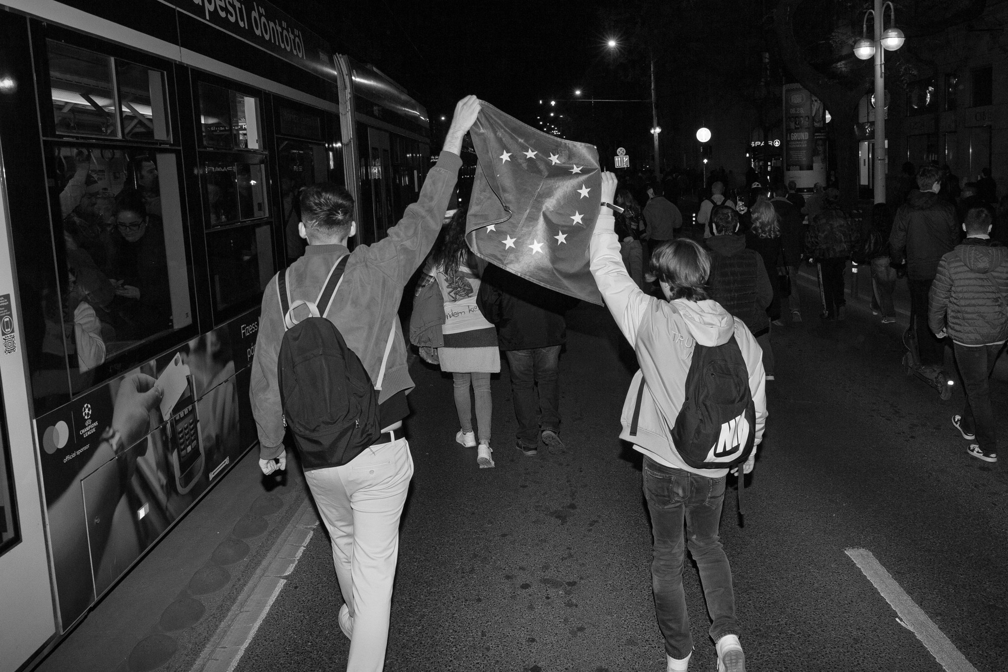 TISZA Victory Night, Hungary 2026. Photographer in Budapest  — Yura Knyazev