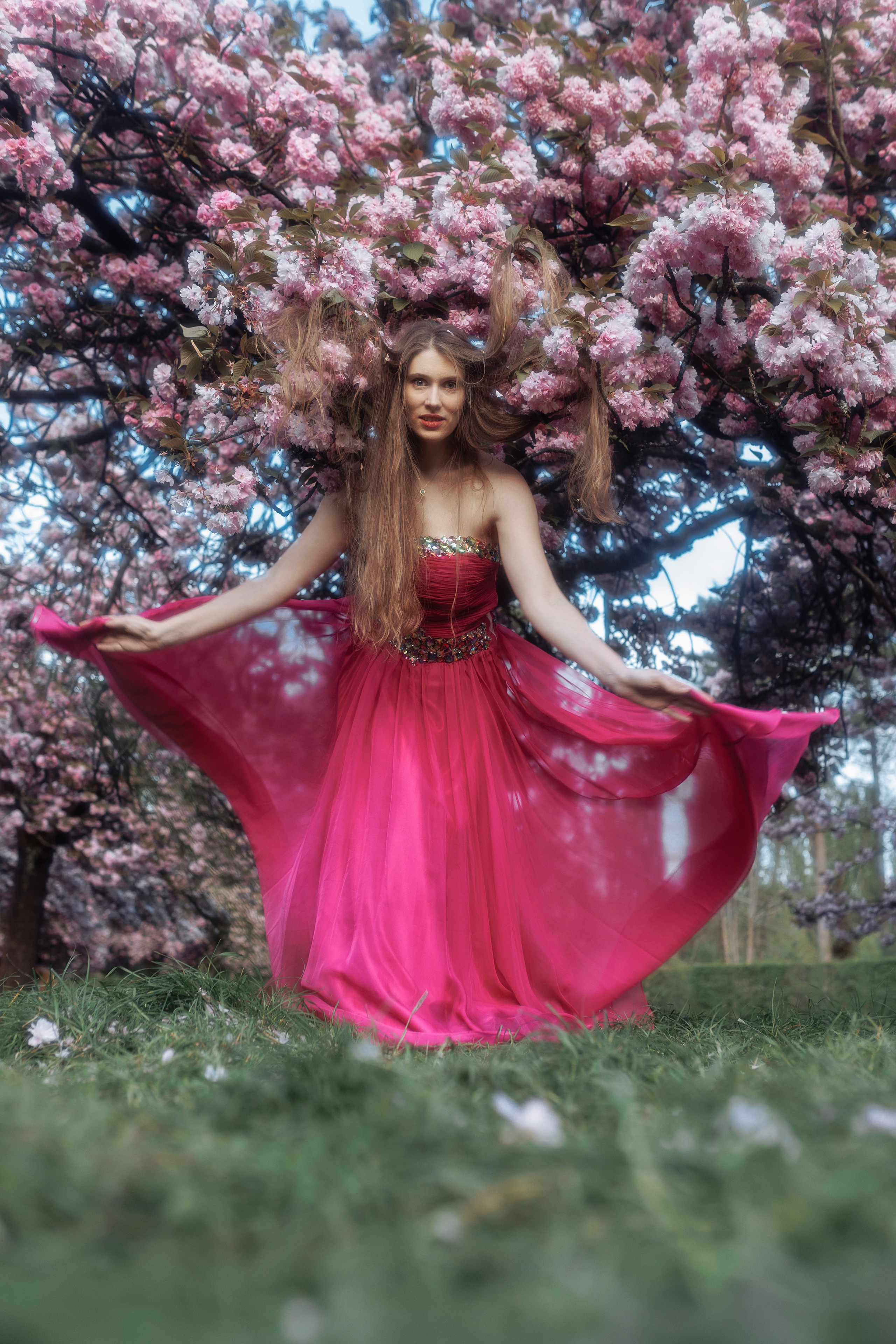 Анастасия. Съемка в цветении