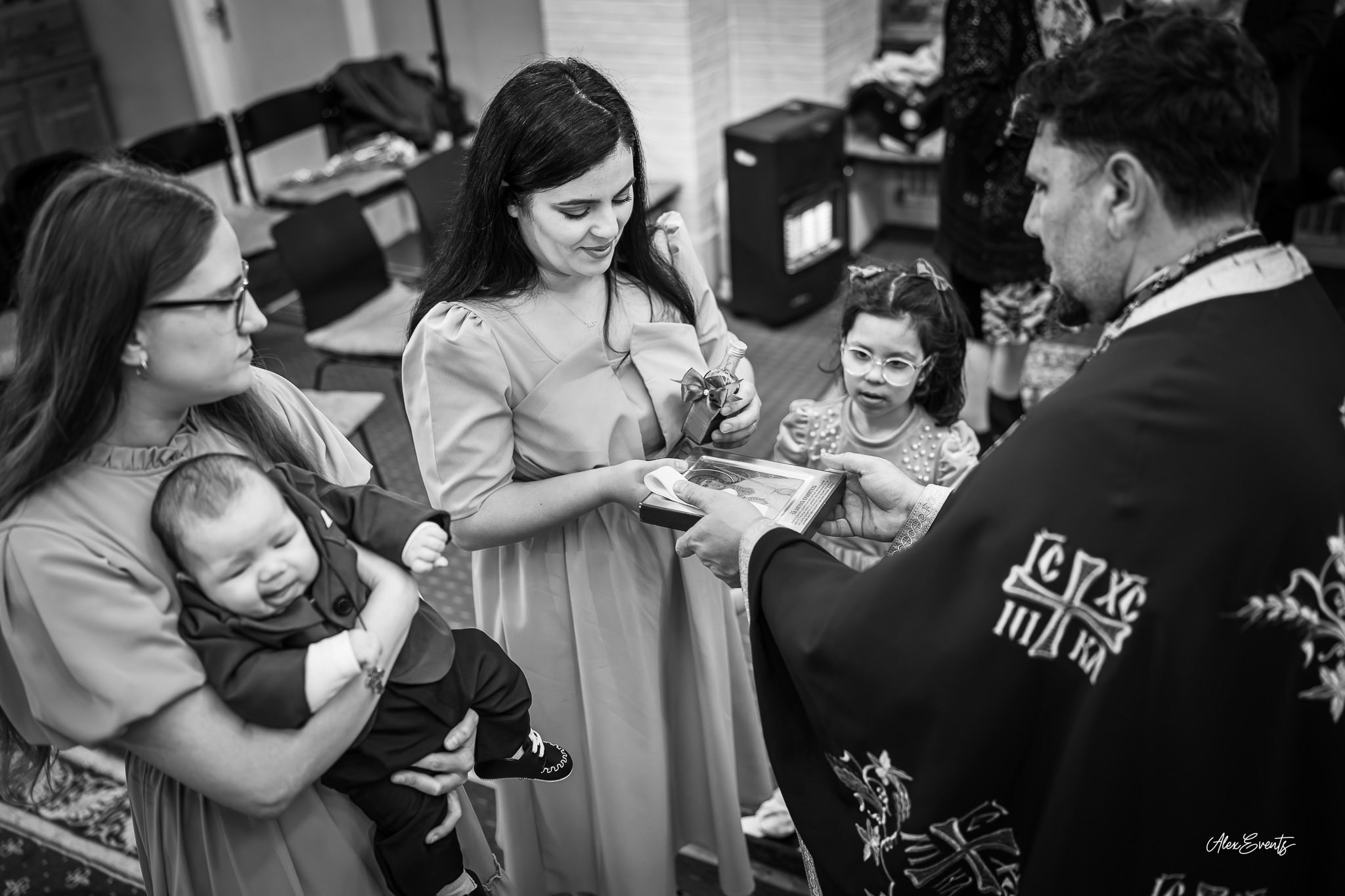 Fotograf Botez Vejle | Biserica Românească | AlexEvents