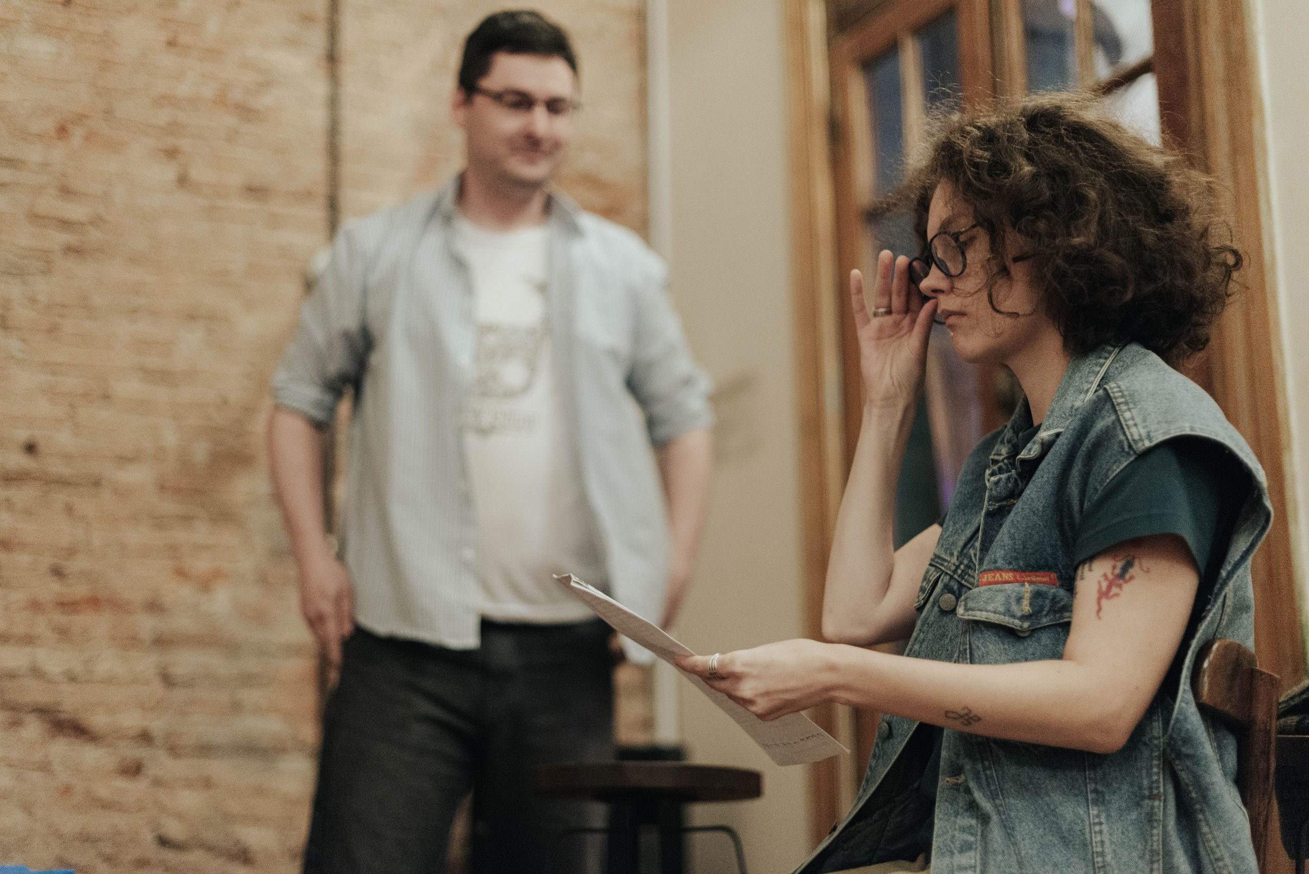 Репетиция @ojo.teatro. Photographer @elmirkami in the city of Buenos Aires