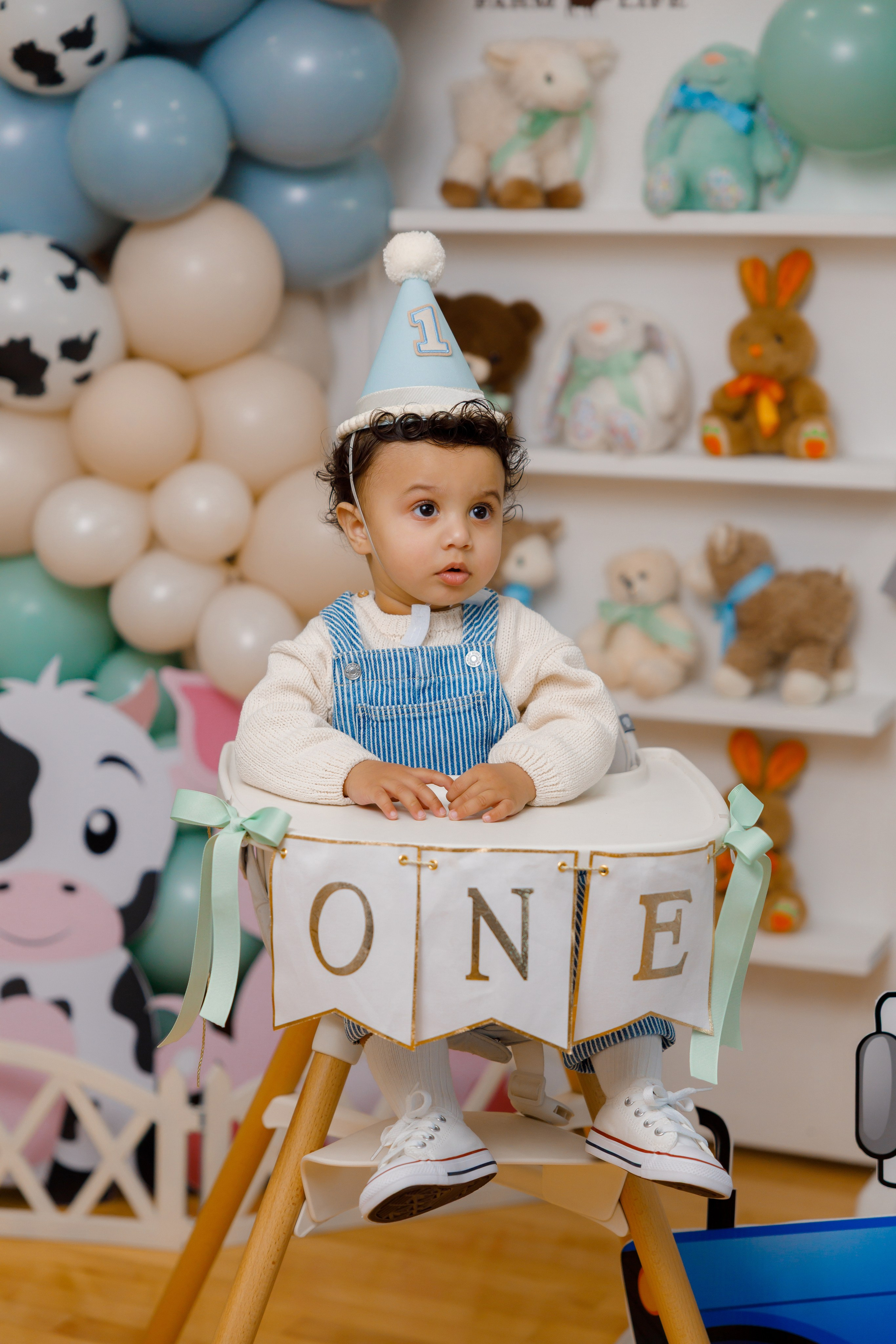 Fateh’s 1st birthday. Home