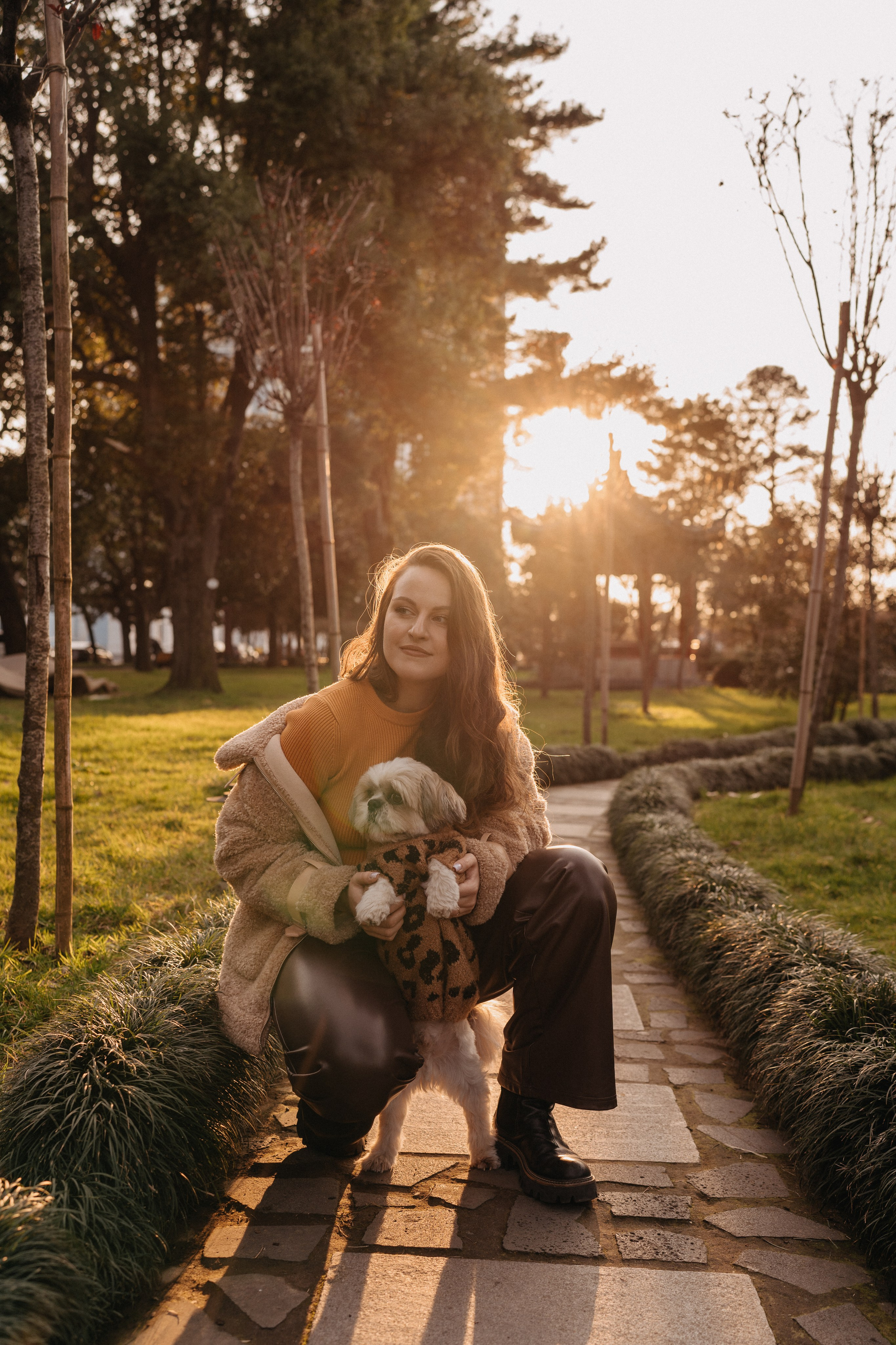 Фотосессия с собакой в Батуми. Портретный и свадебный фотограф в Батуми Валерия Азаренко