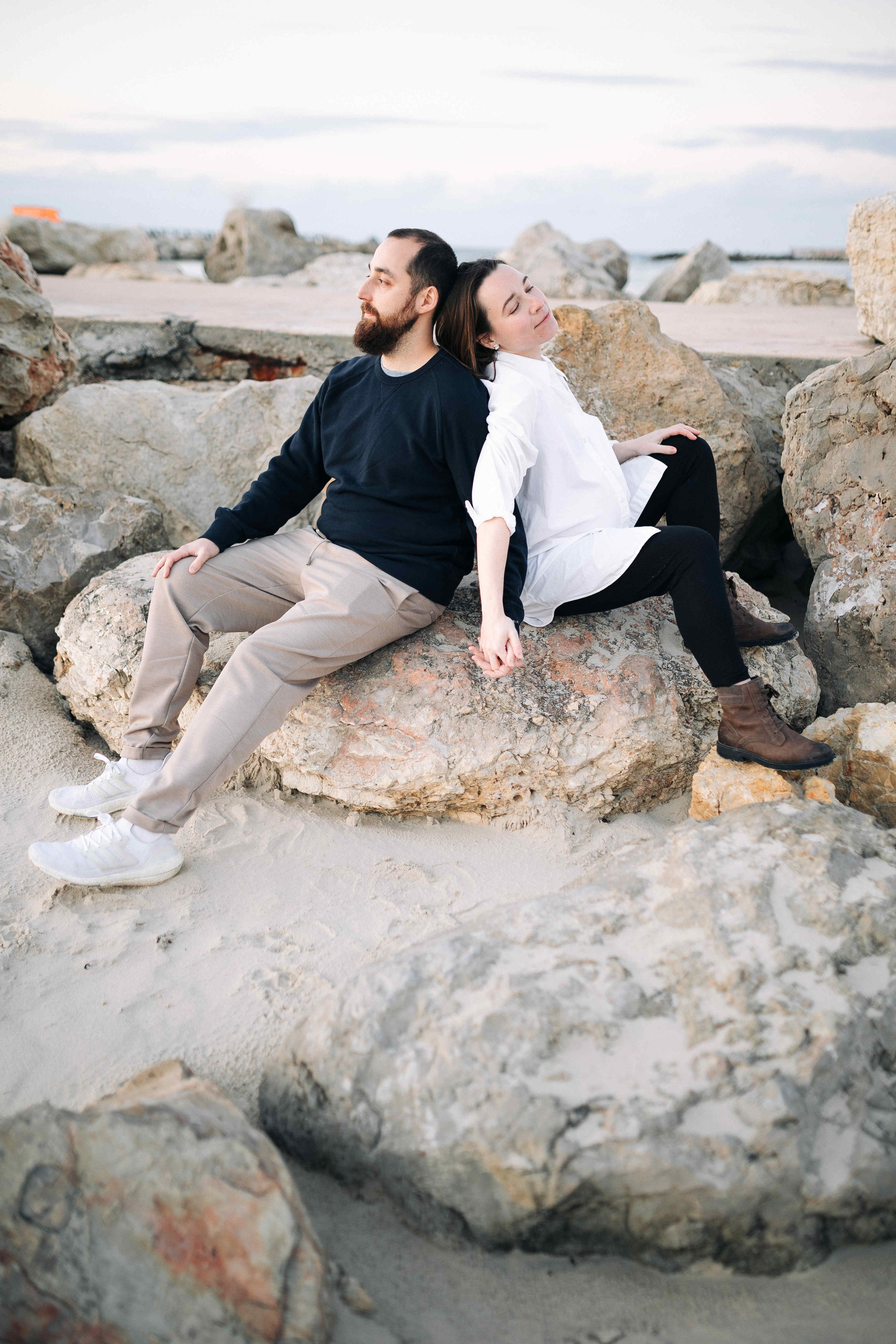 WINTER, PREGNANCY PHOTOSESSION (TEL AVIV). PHOTOGRAPHER IN ISRAEL