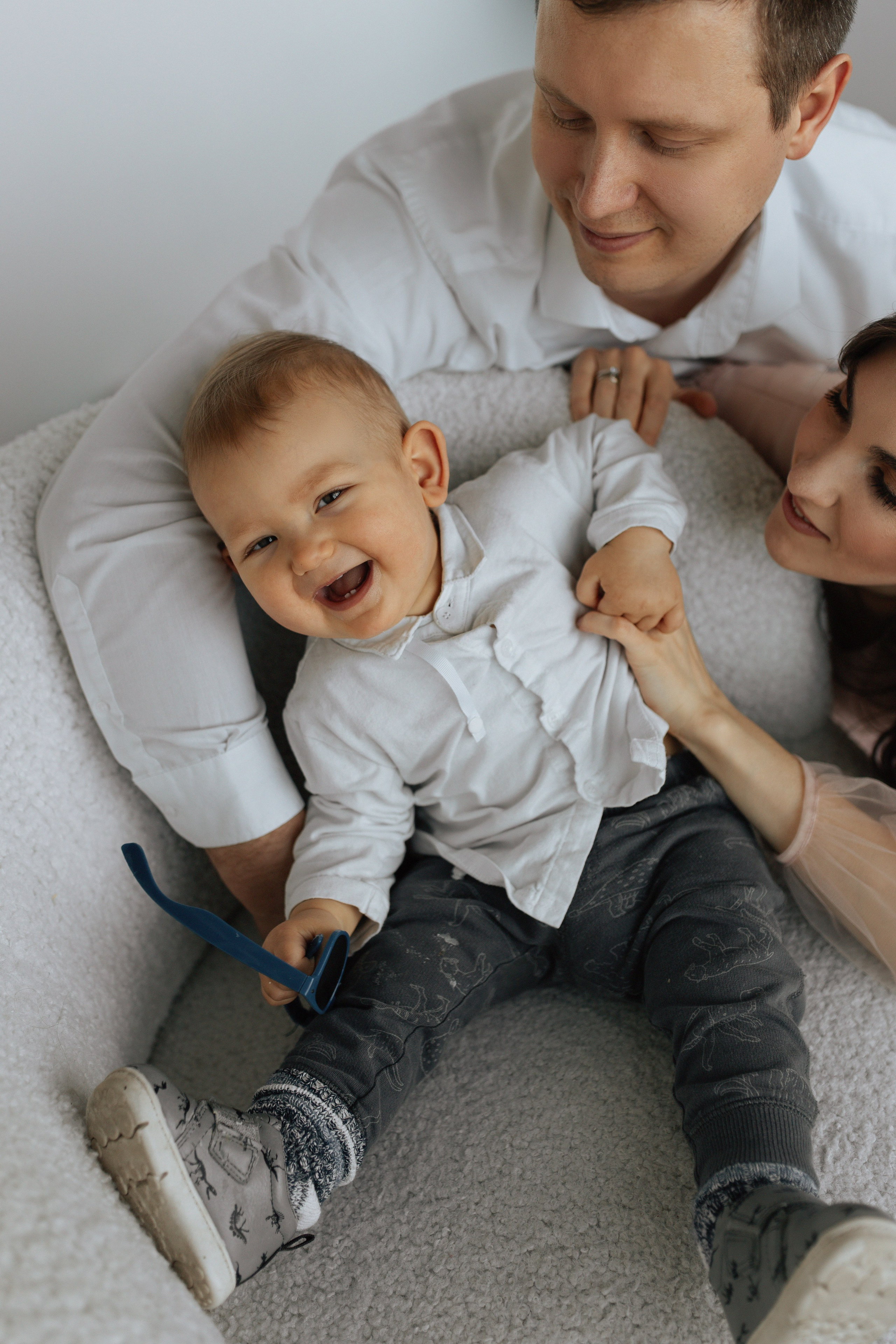 Aleksandr’s first birthday. Home