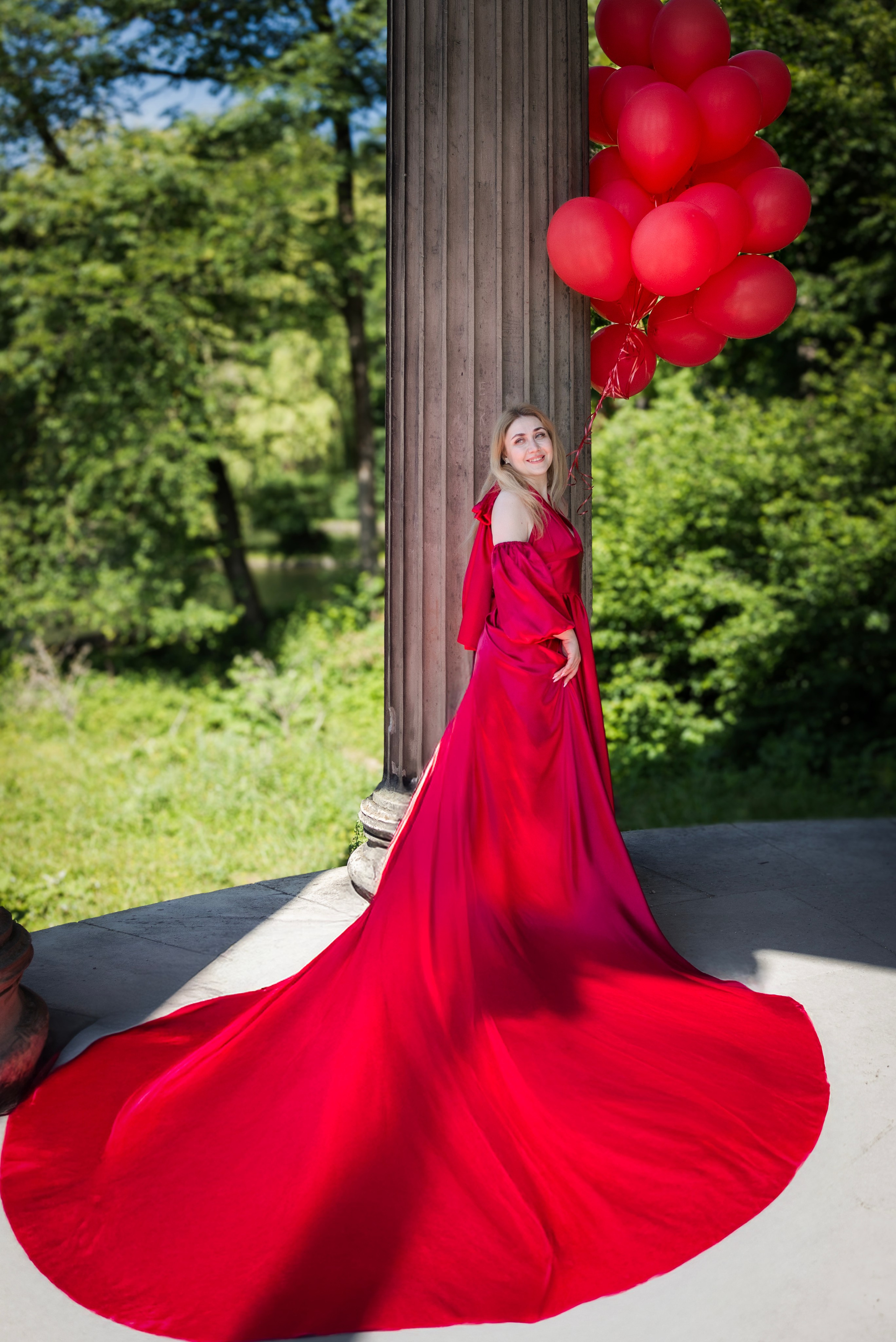Long dresses shooting. Photographer in Munich