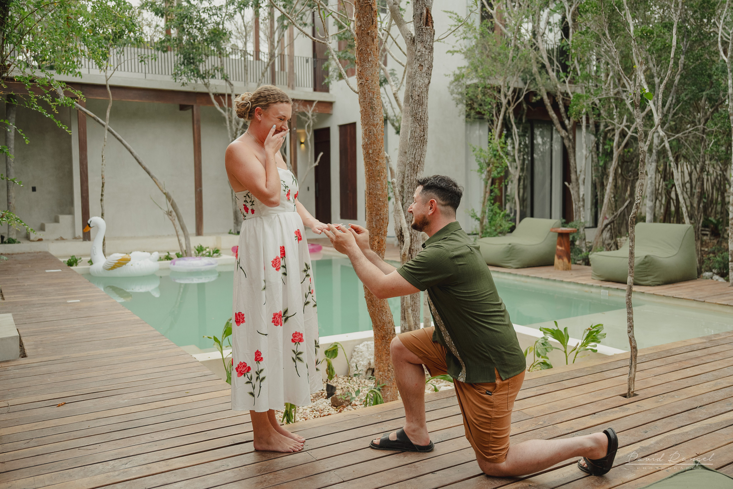 Save the date in Tulum. Destination wedding photographer based in Cancun and Riviera Maya with service worldwide