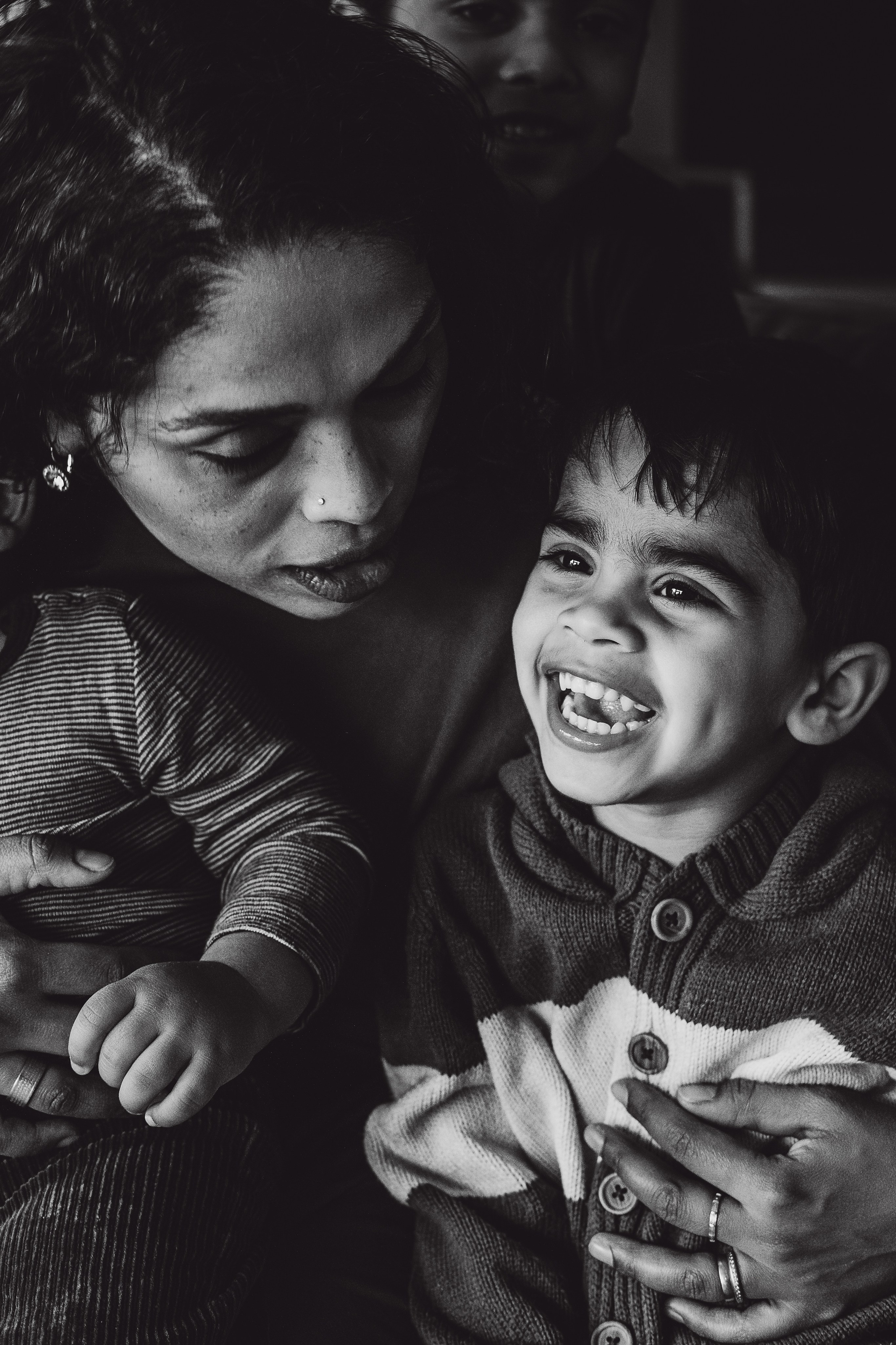 Happiness lies in being together. Family photographer Aargau Zurich