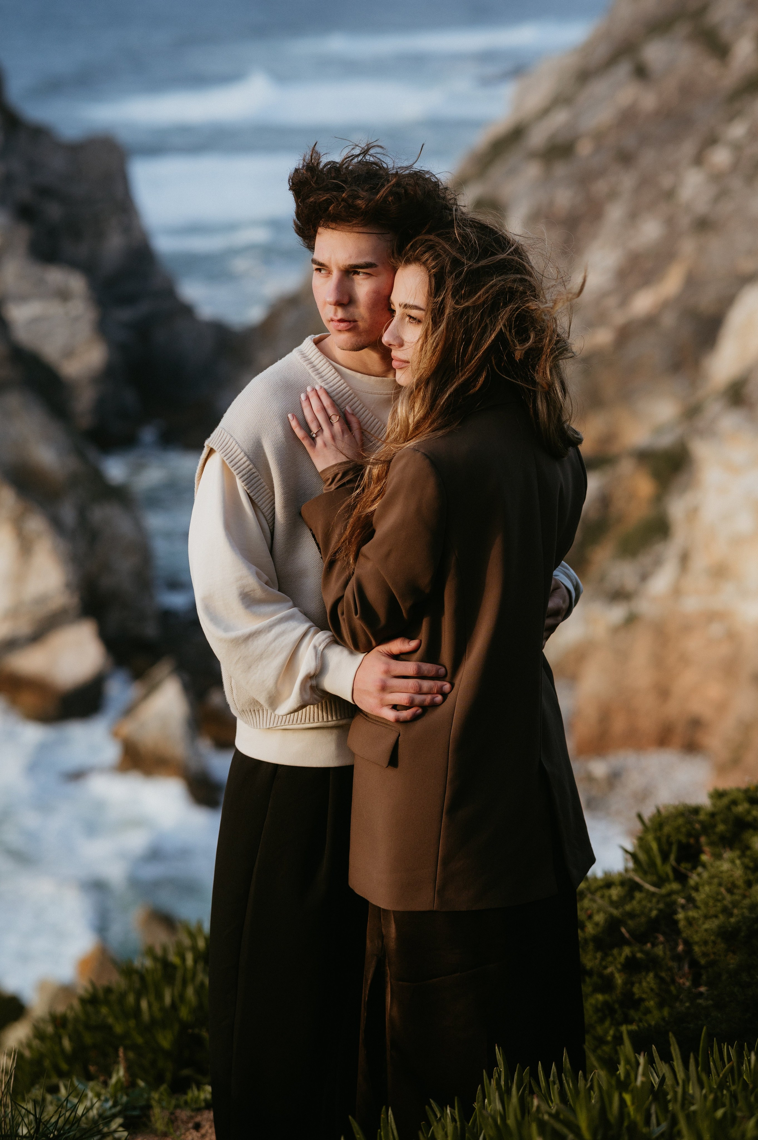 Praia da Ursa – ședință foto de cuplu într-un loc magic din Portugalia. Valentin Melen — wedding photographer
