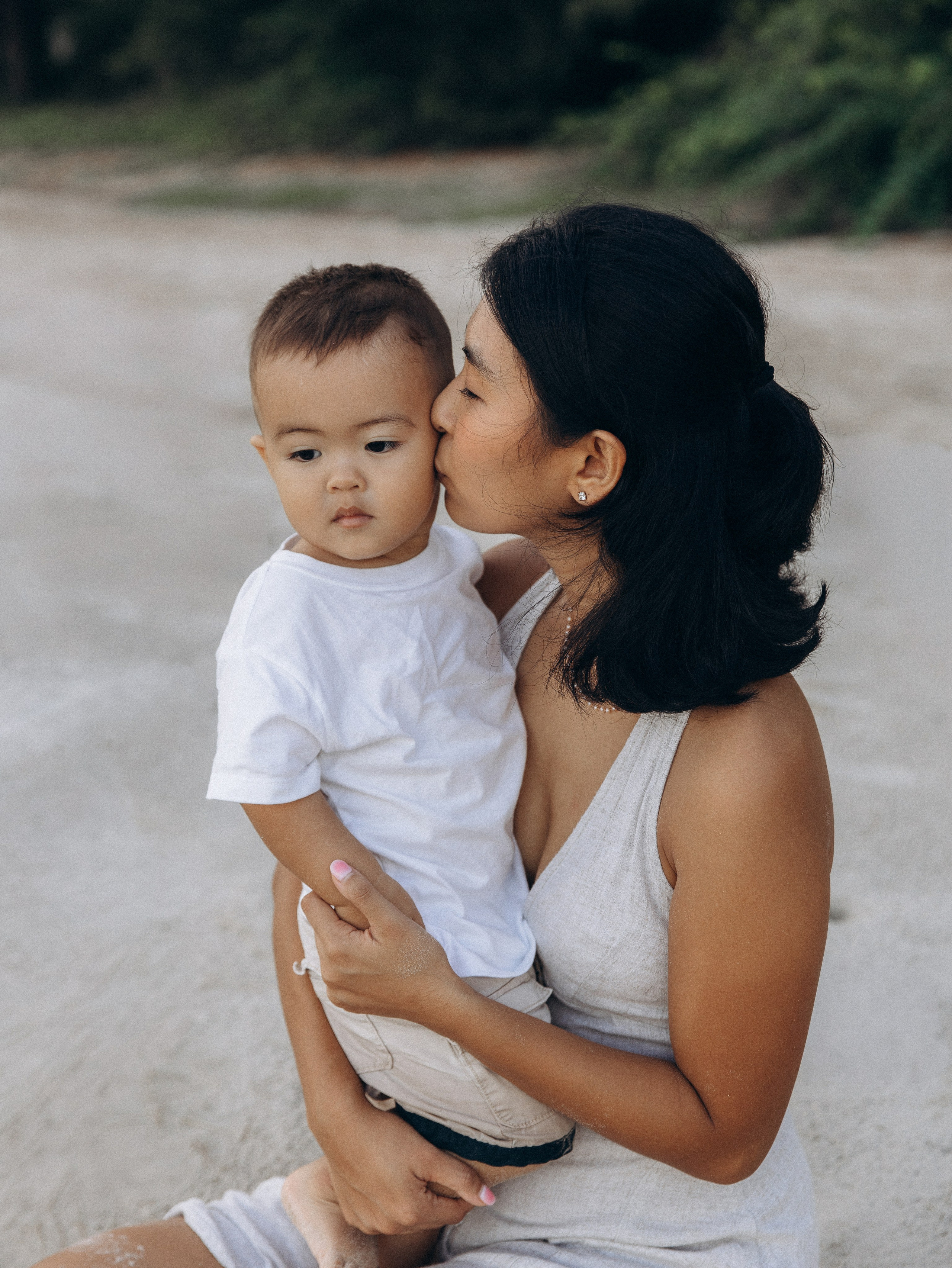 At the beach. Family and wedding photographer in Bangkok, Thailand