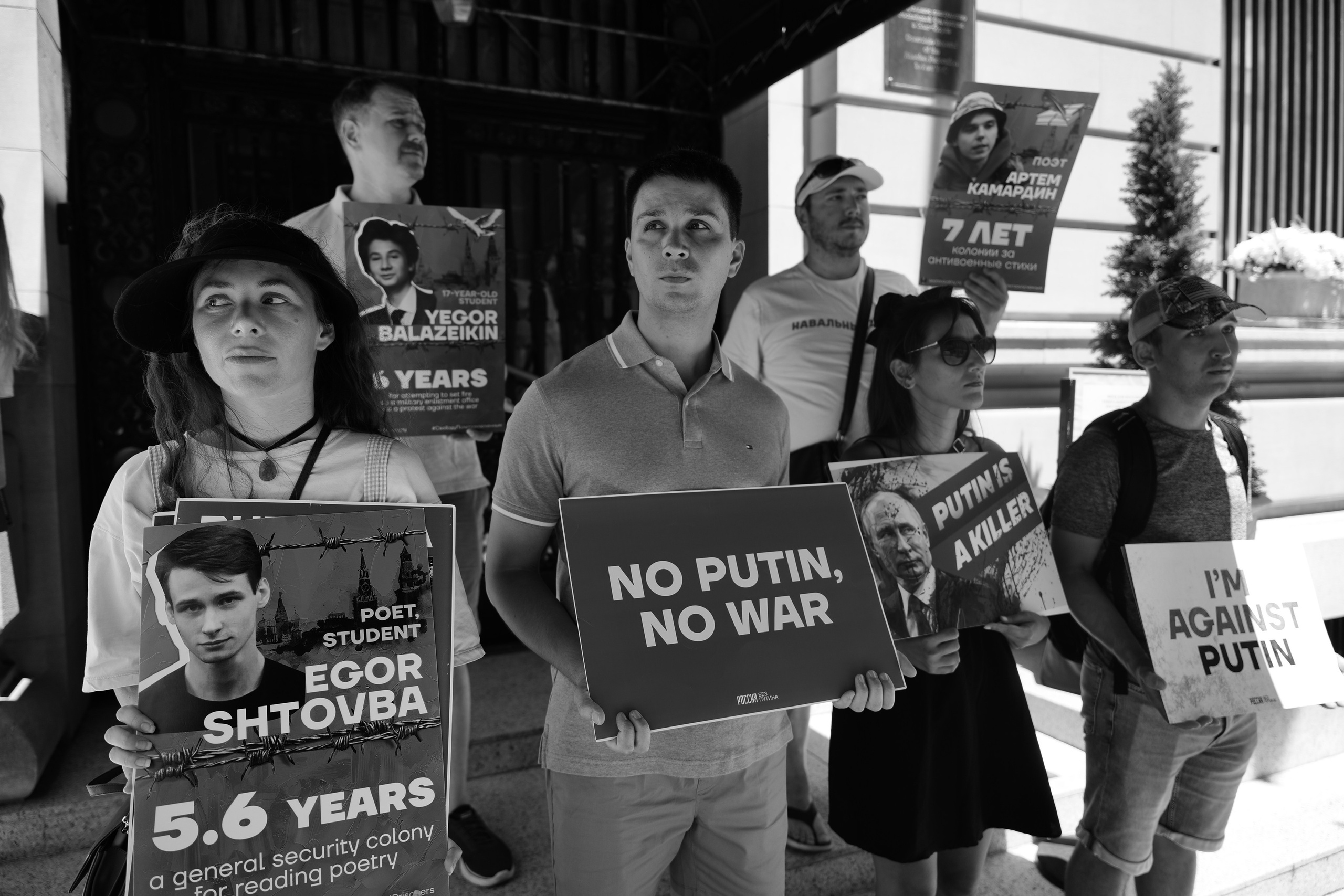 Rallies of team Navalny NY. Photographer New York / Los Angeles