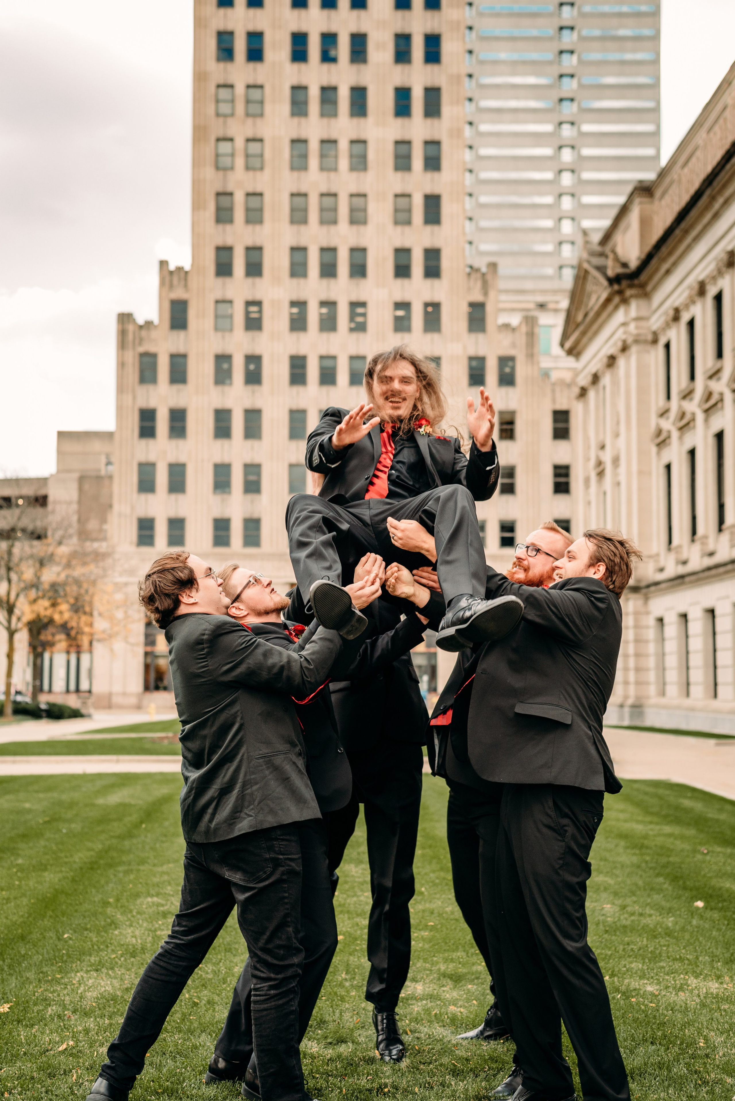Bold & Dramatic Wedding at The Paper Mill on The Landing | Fort Wayne Wedding Photographer. Alexandria Danielle Photography | Fort Wayne & Indianapolis Wedding Photographer