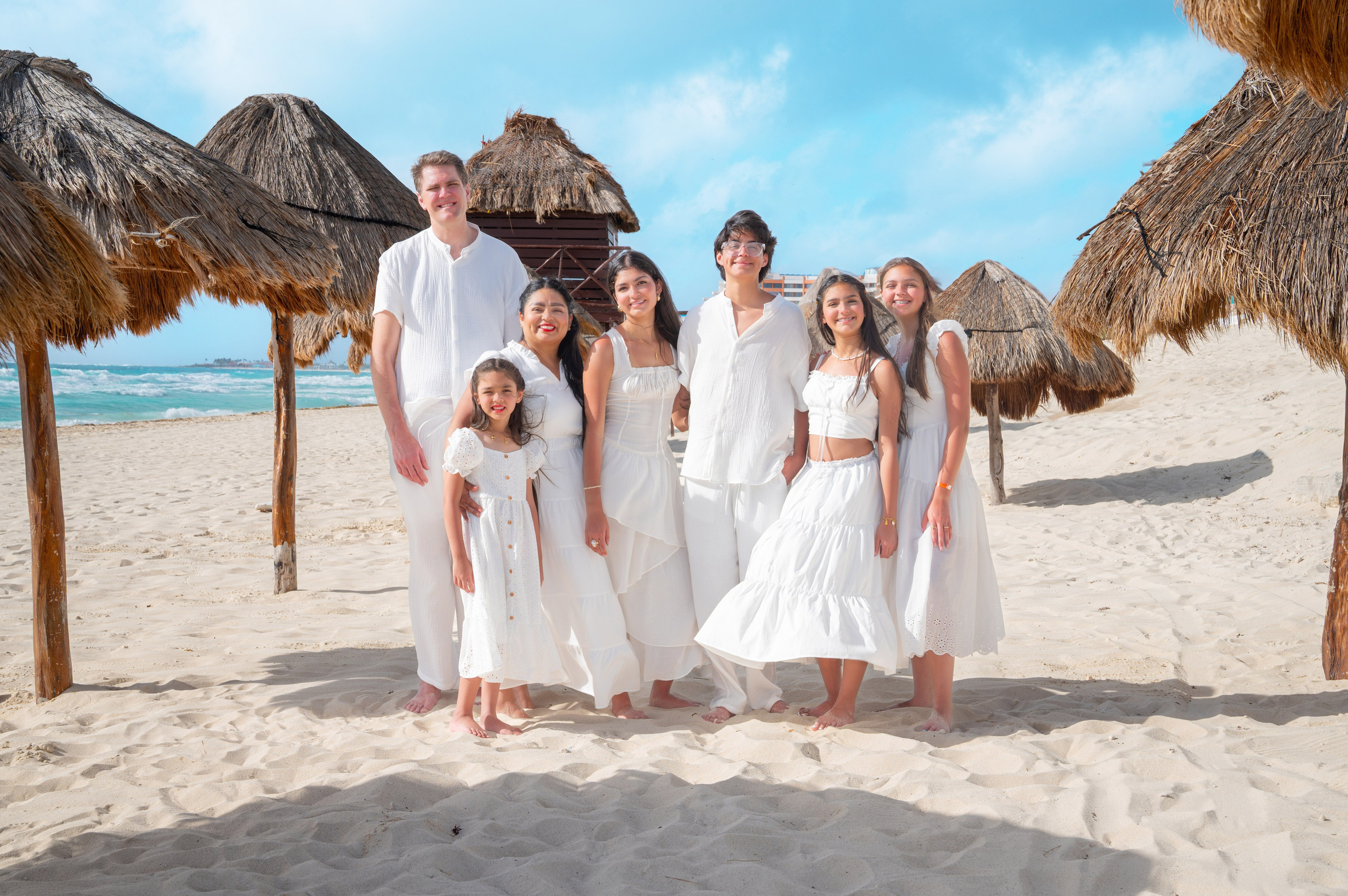 Big family photosession. PHOTOGRAPHER QUINTANA ROO