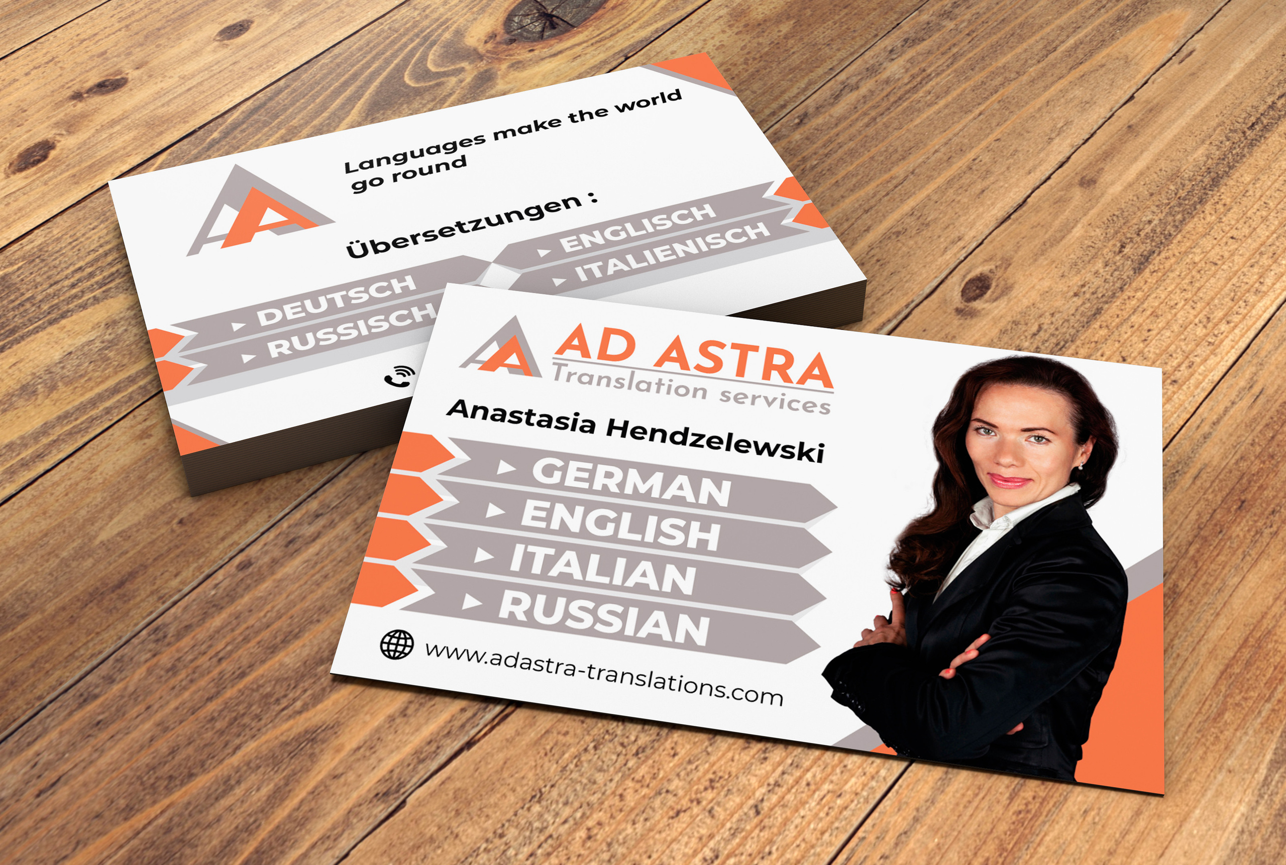 Визитки. Рекламное агентство в Германии