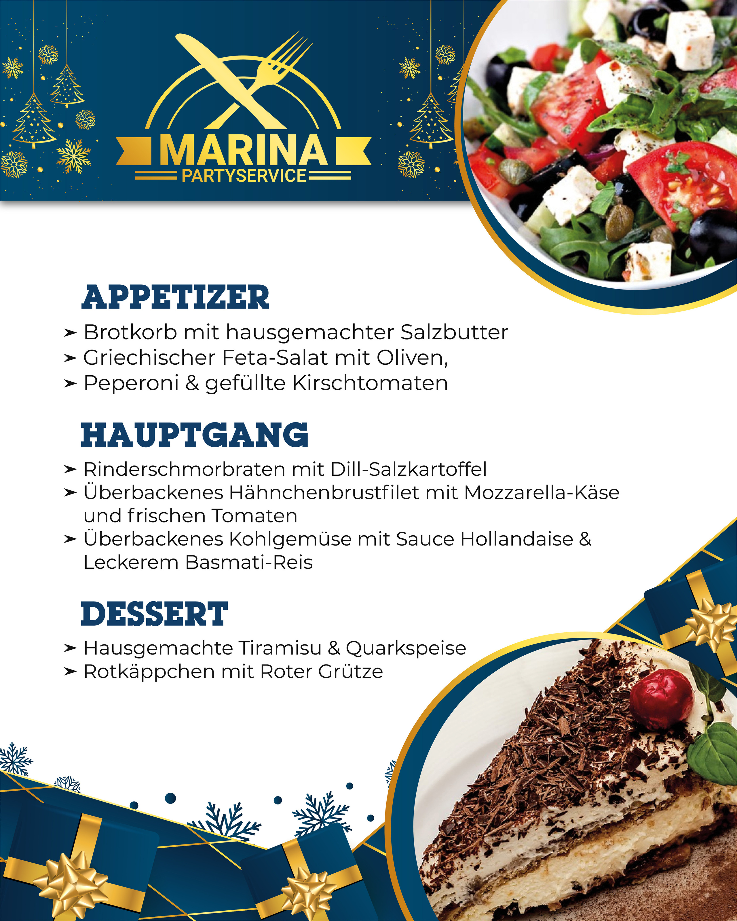 Меню. Рекламное агентство в Германии