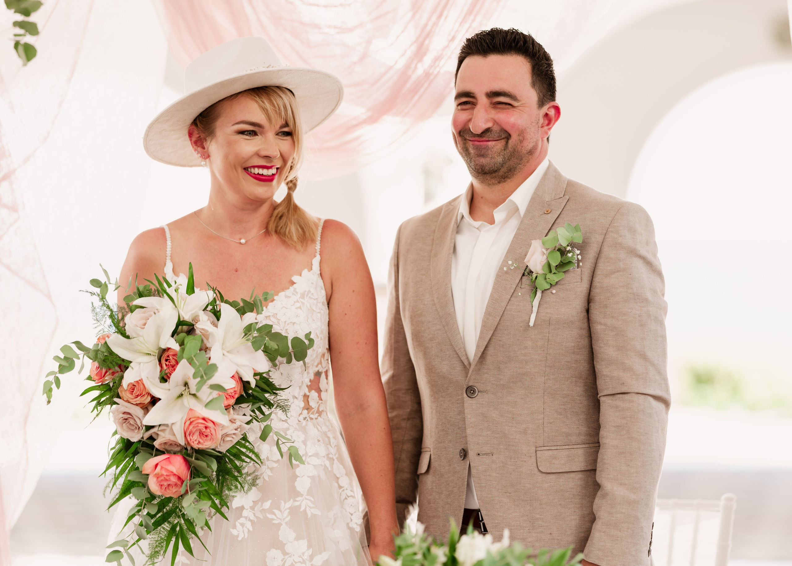 Fotis and Sandy. Renate Woeste | Wedding planner in Rhodes. Creating dream weddings by the sea. Let’s make your special day unforgettable