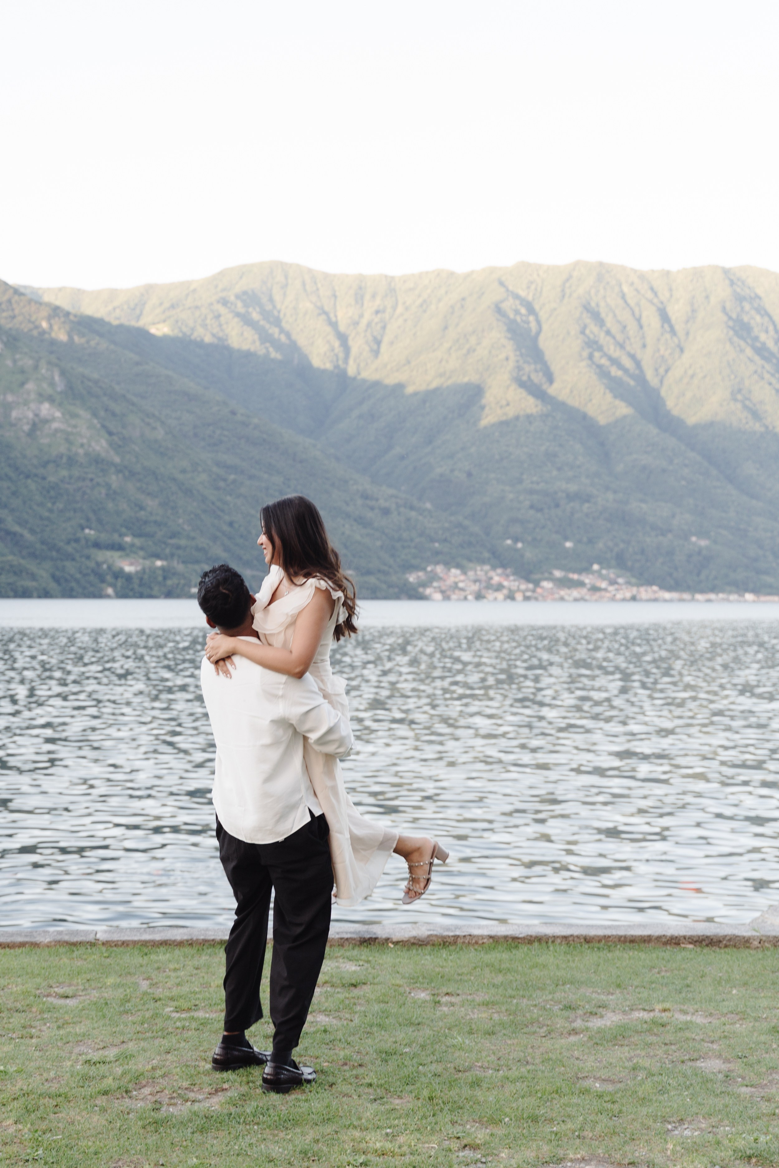 Secret Proposal in Tremezzo. Lake Como Proposal Photographer | Surprise Proposals & Engagements