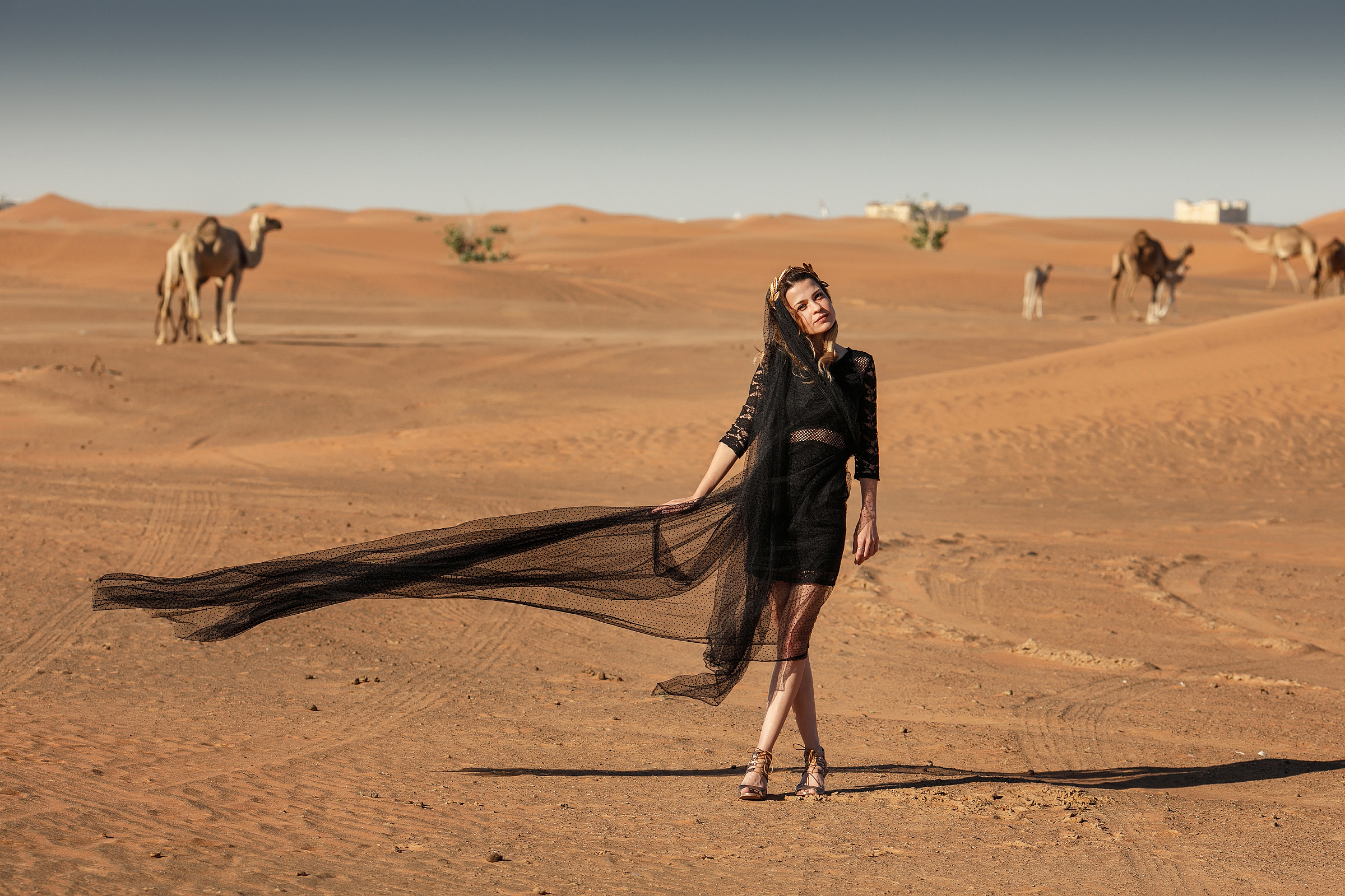 Irina. Fashion in desert. Портретний та весільний фотограф Надія Онода