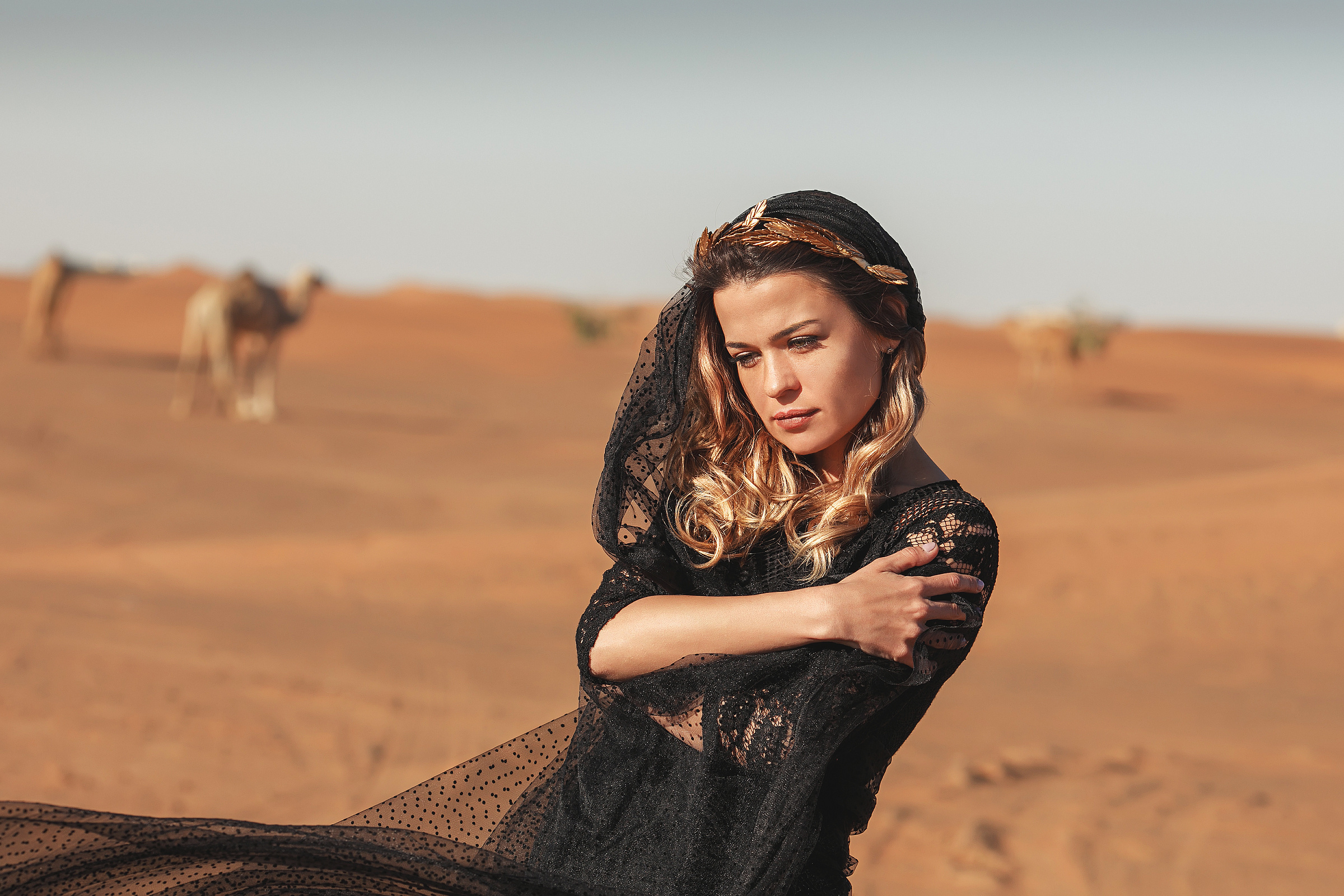 Irina. Fashion in desert. Портретний та весільний фотограф Надія Онода