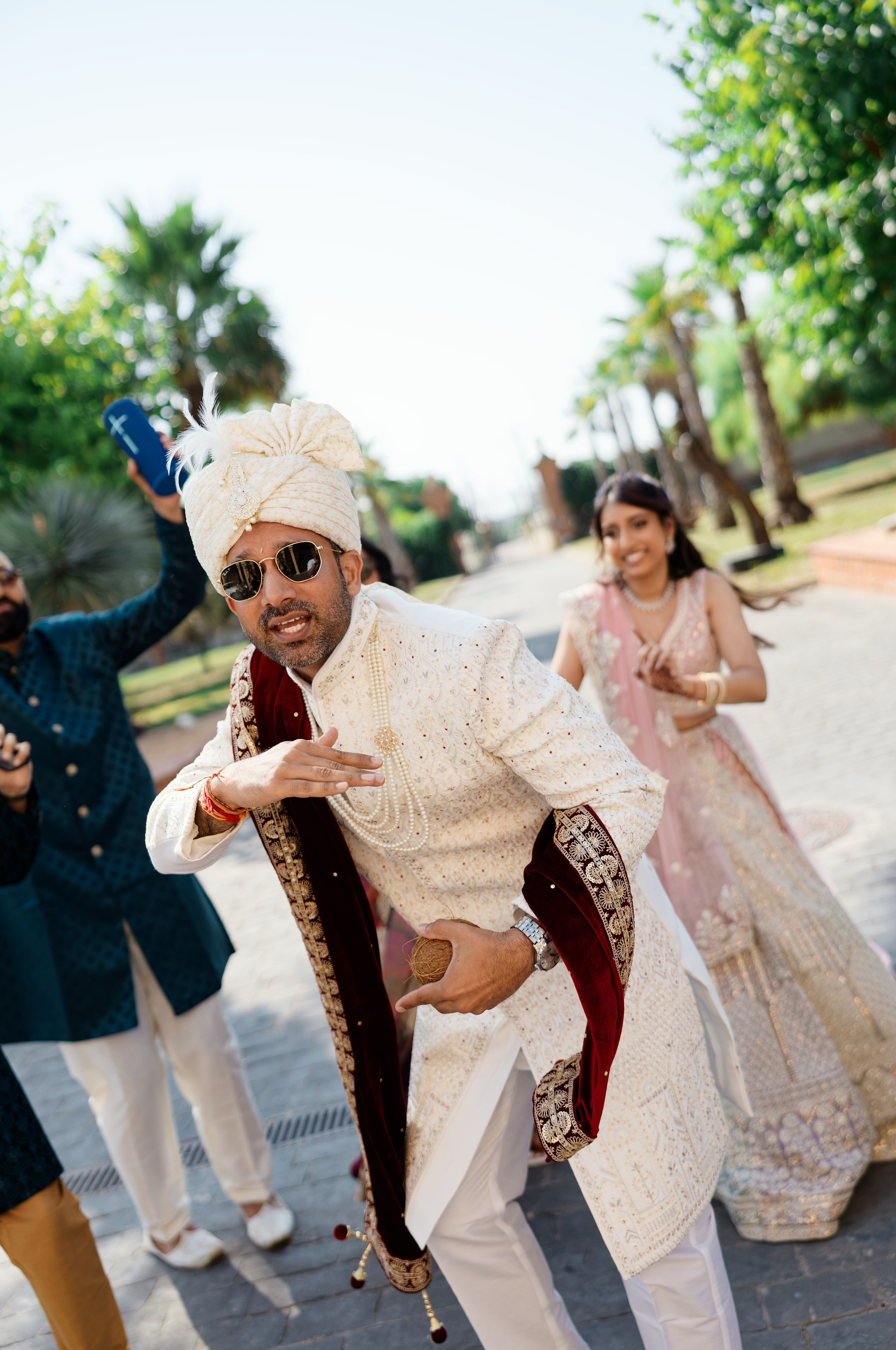 Indian wedding at Gran Villa Rosa, Barcelona