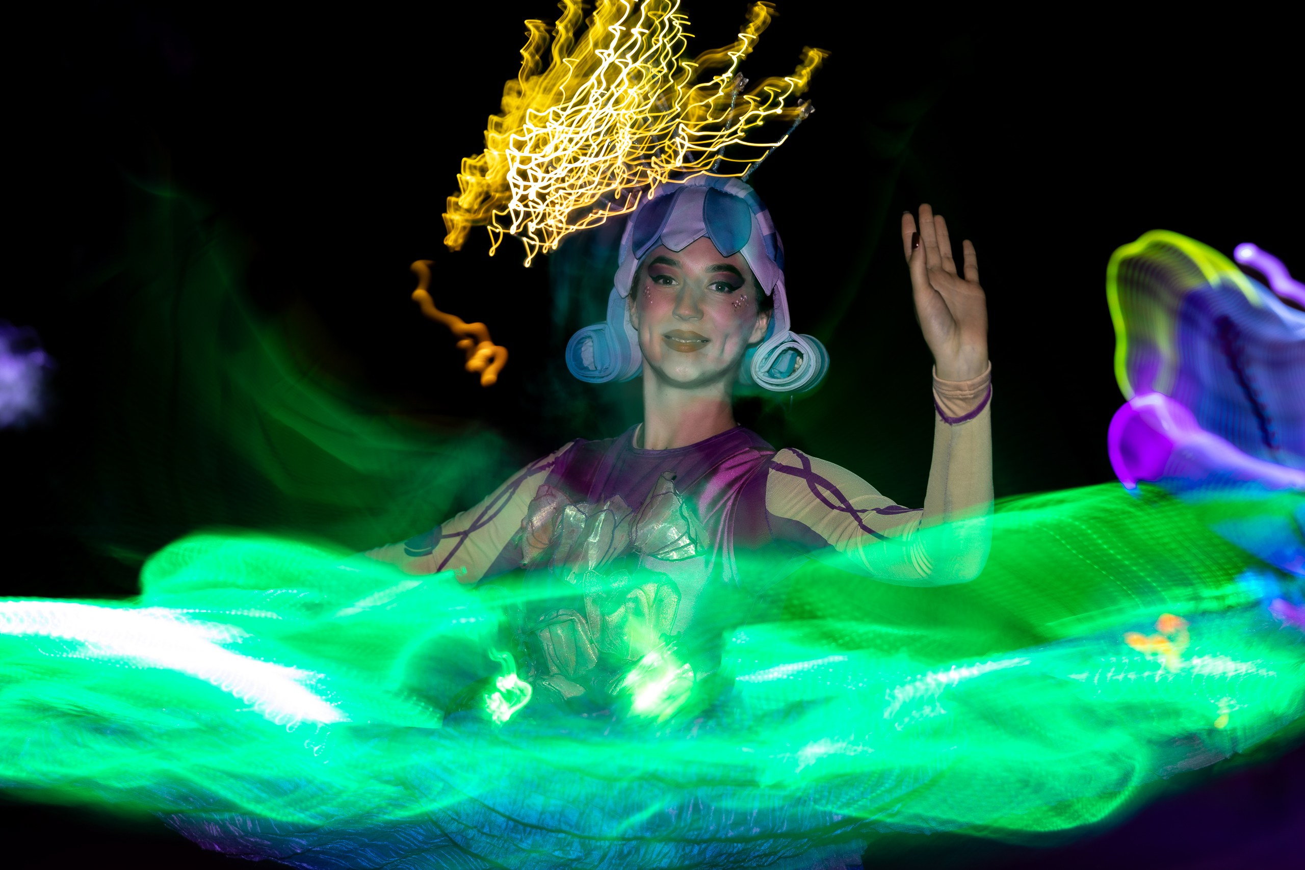 Ночной парад freezlight