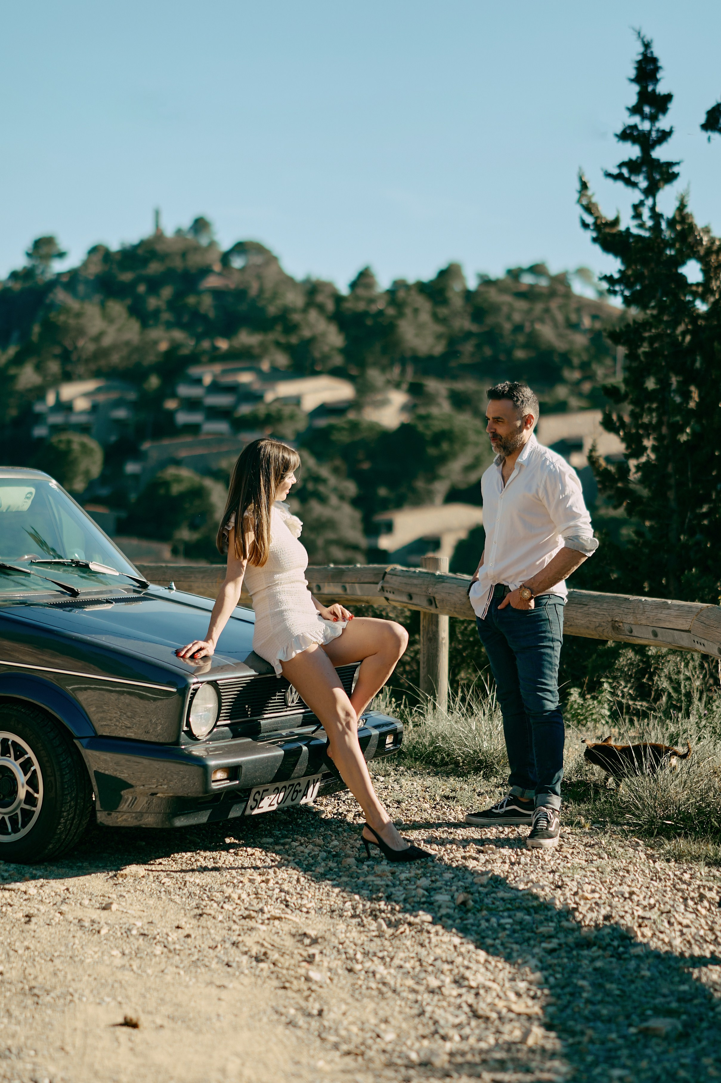 Дорога. Джоан и Елена. Photographer in Barcelona Spain Zhanna Zakharchenko