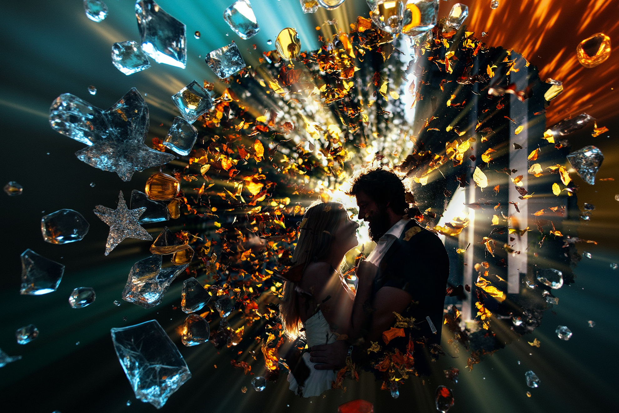 I tried to somehow integrate my photos and AI capabilities. Emin Kuliyev — Award-Winning Wedding Photojournalist NYC & USA | Best Wedding Photographer Known for Candid, Timeless Moments