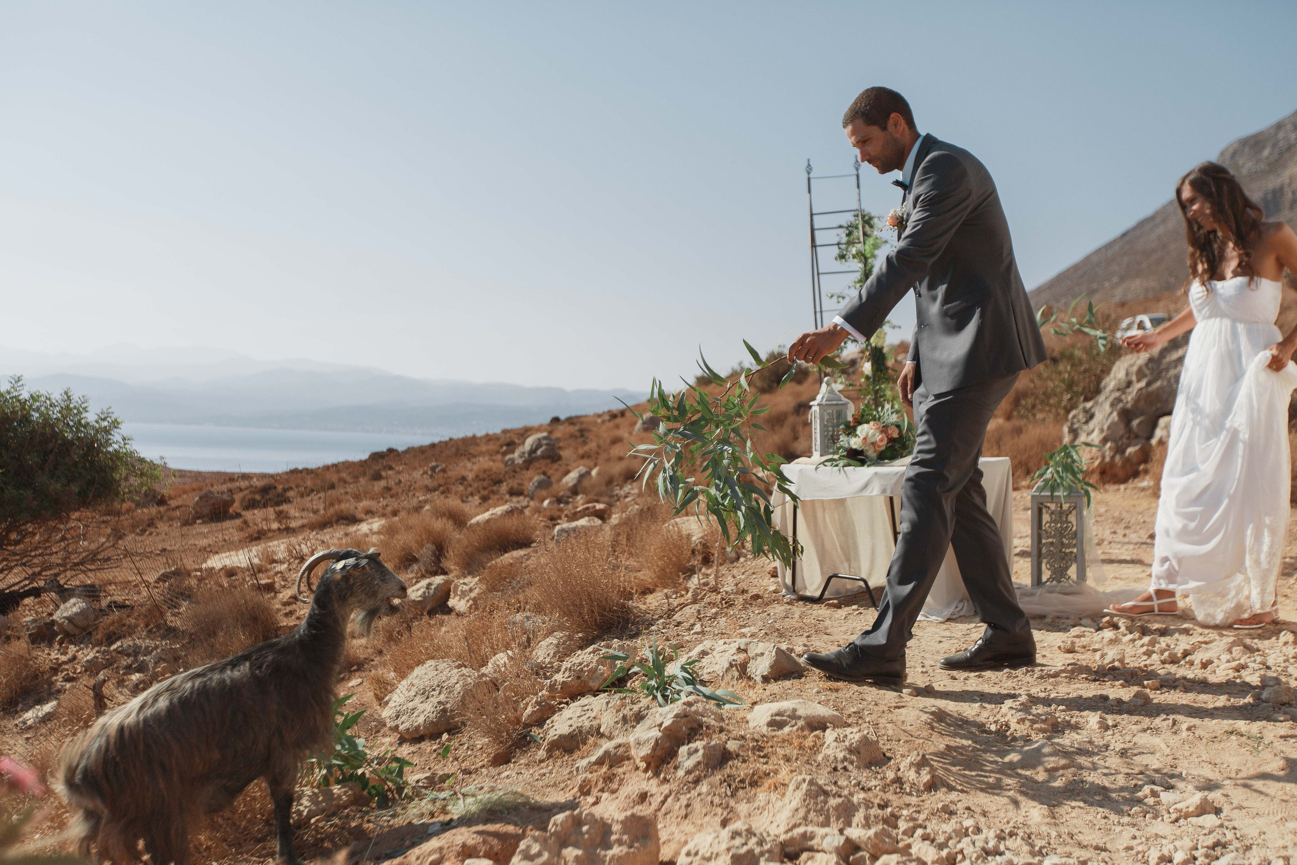 Marino & Steffi, Crete. Denny Savon — Photographer in Santorini | Weddings, Love Stories & Flying Dress