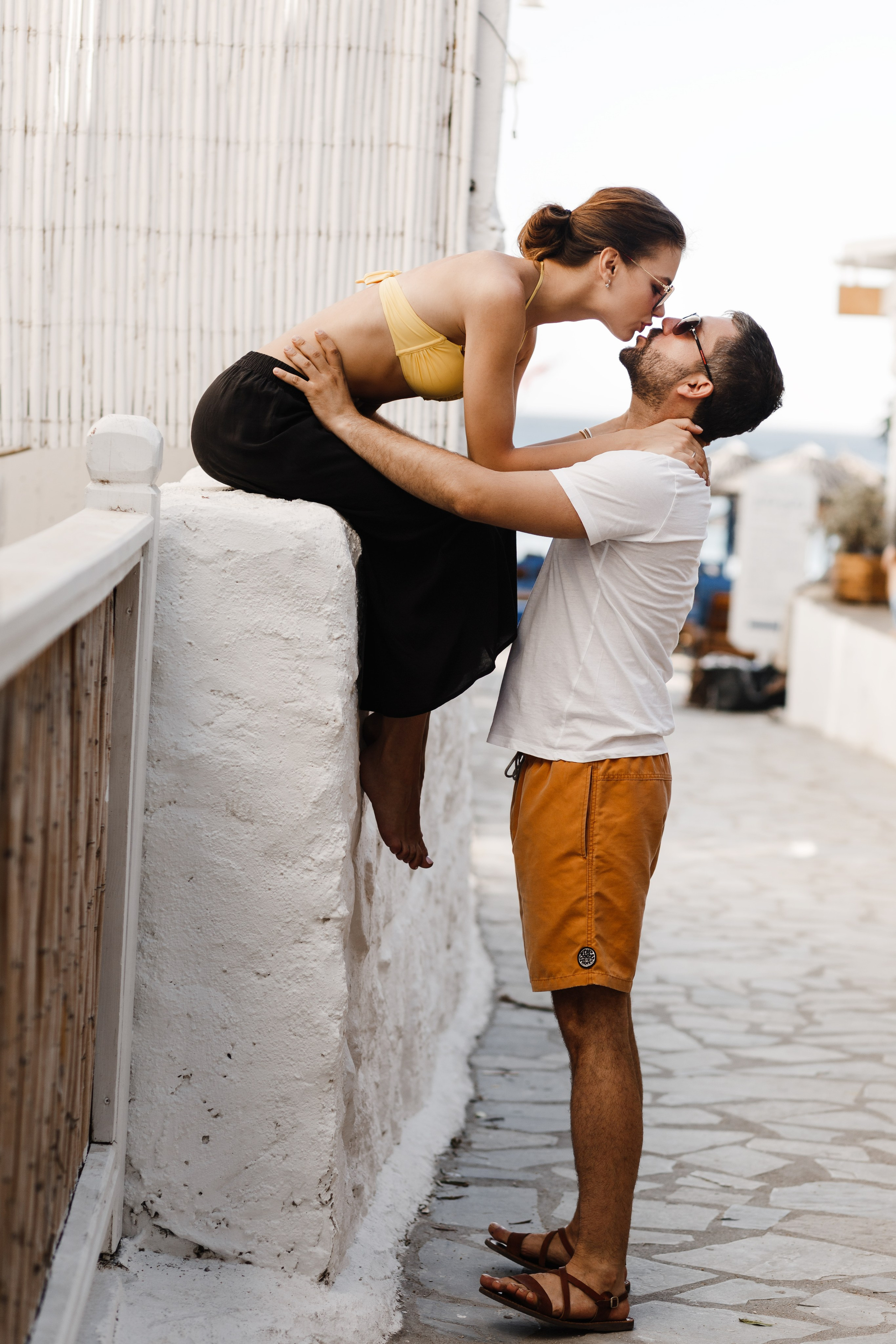 Ruslan & Nastya, Mykonos. Denny Savon — Photographer in Santorini | Weddings, Love Stories & Flying Dress