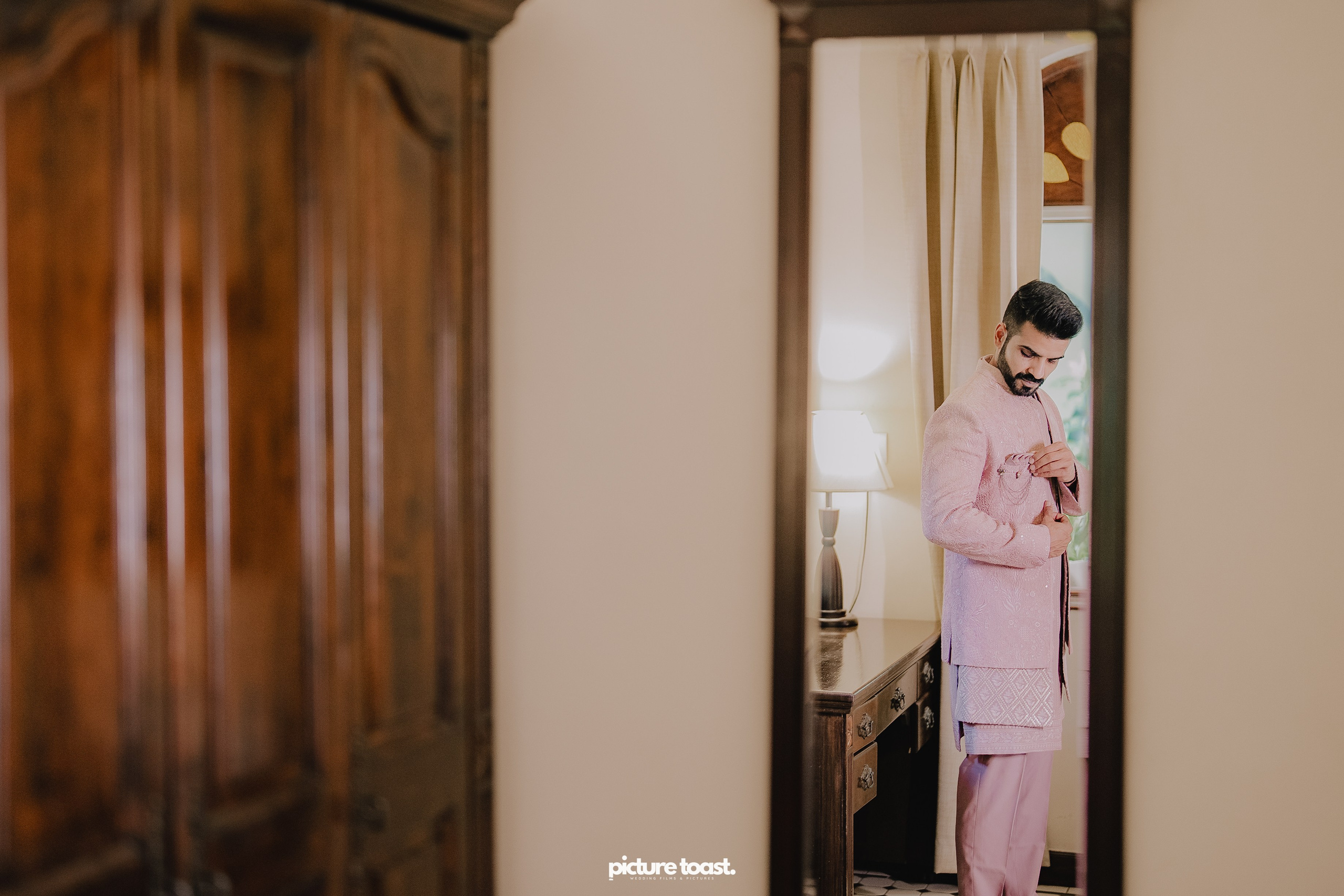 Varamala Ft. Barbie & Aneesh. Fine art Wedding Photographers in India & Canada