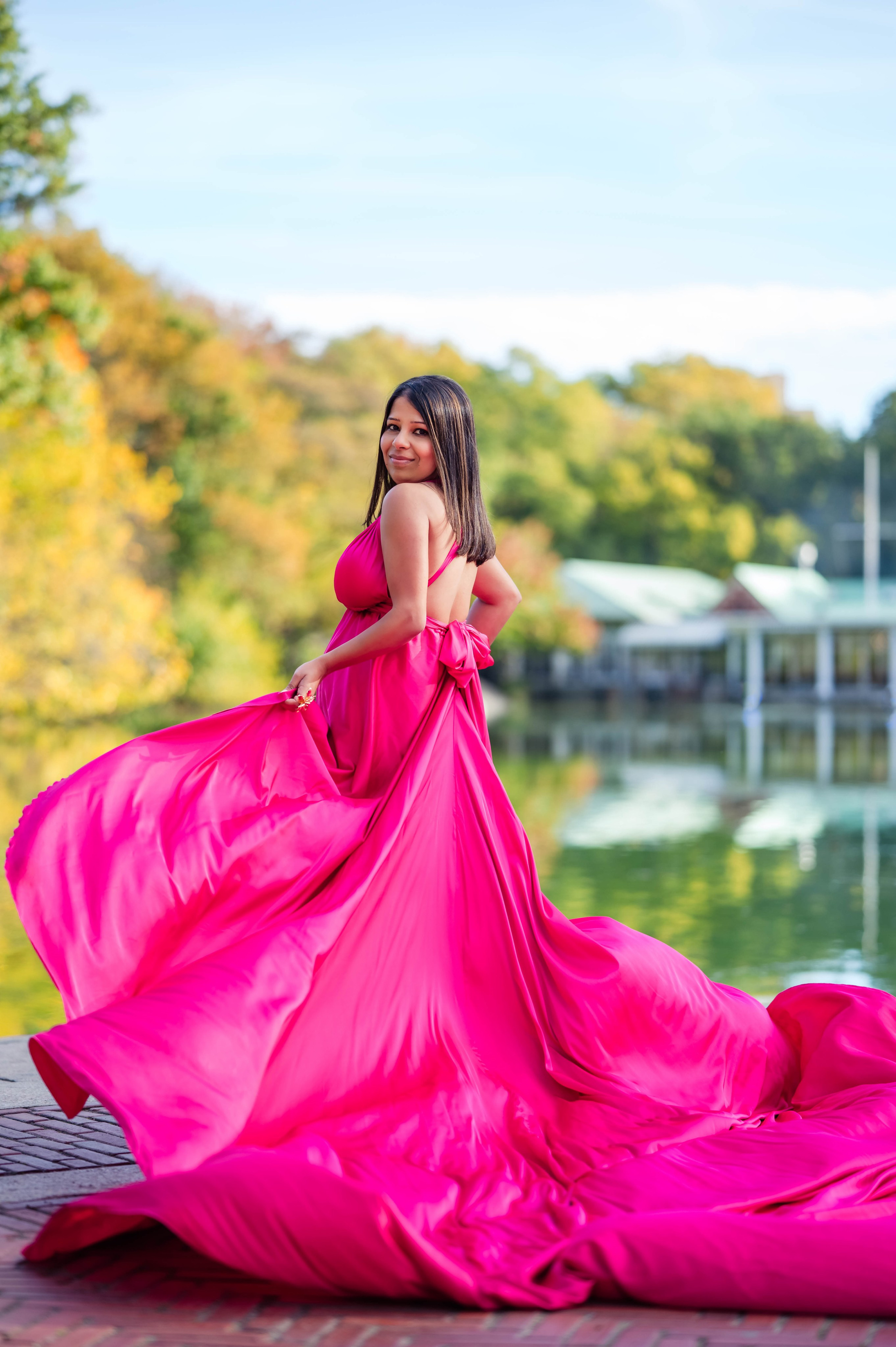 Flying dress. Alena Galieva New York Photographer