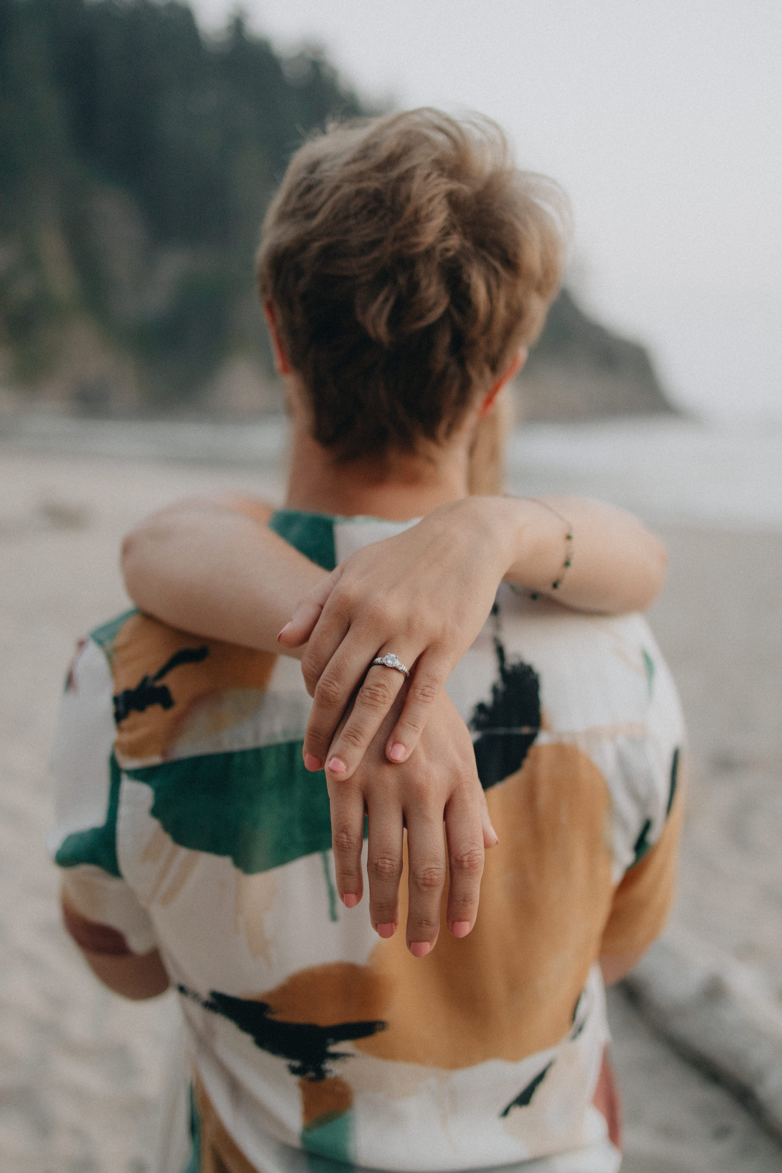 Engagement Photography at Cannon Beach | Jessie & Isaac's Session by Georgy Shishkin | Capturing Moments in Portland, Seattle, Bend & Oregon. Capturing Love in the Heart of the Pacific Northwes