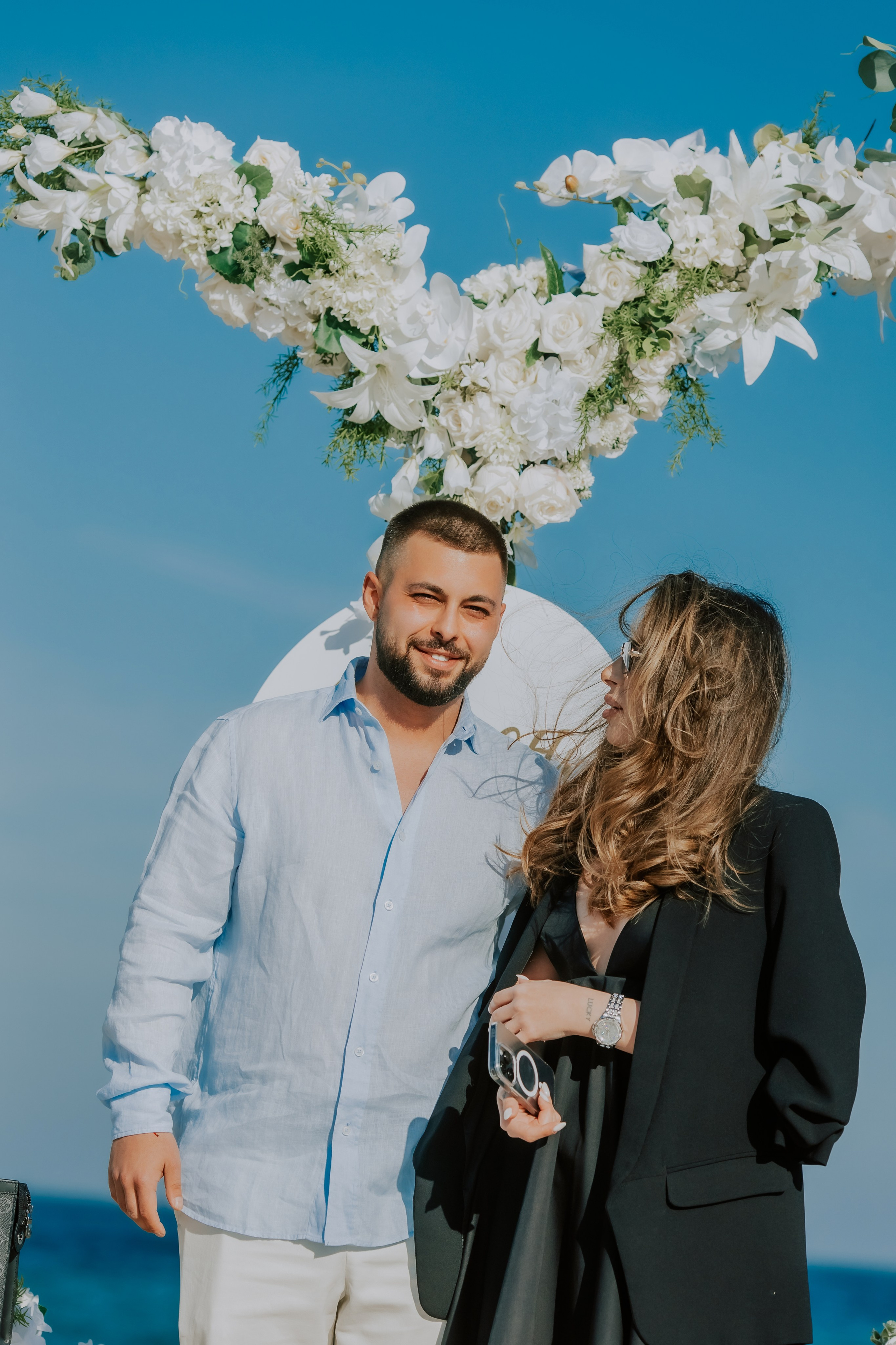 Годеж на плажа. Фотограф Ирина Йотова