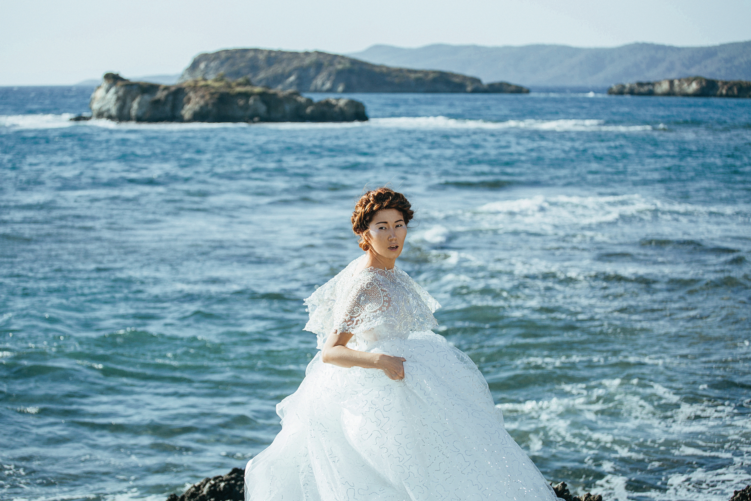 Fashion photo session for the designer of wedding dresses and accessor. Julia Ganch I Fashion Wedding Photography I Cappadocia Turkey