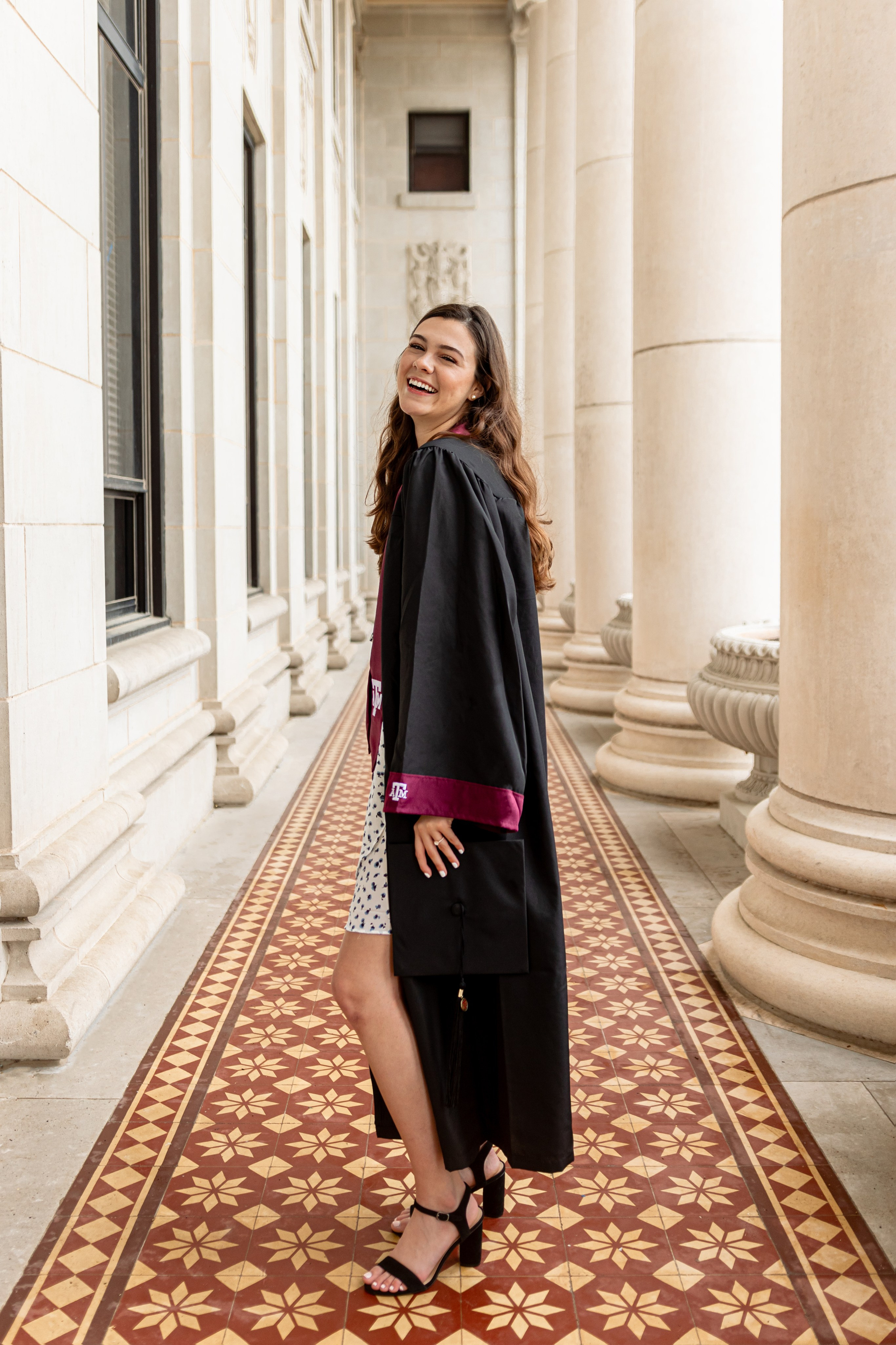 Lauren’s graduation photoshoot at Texas A&M University