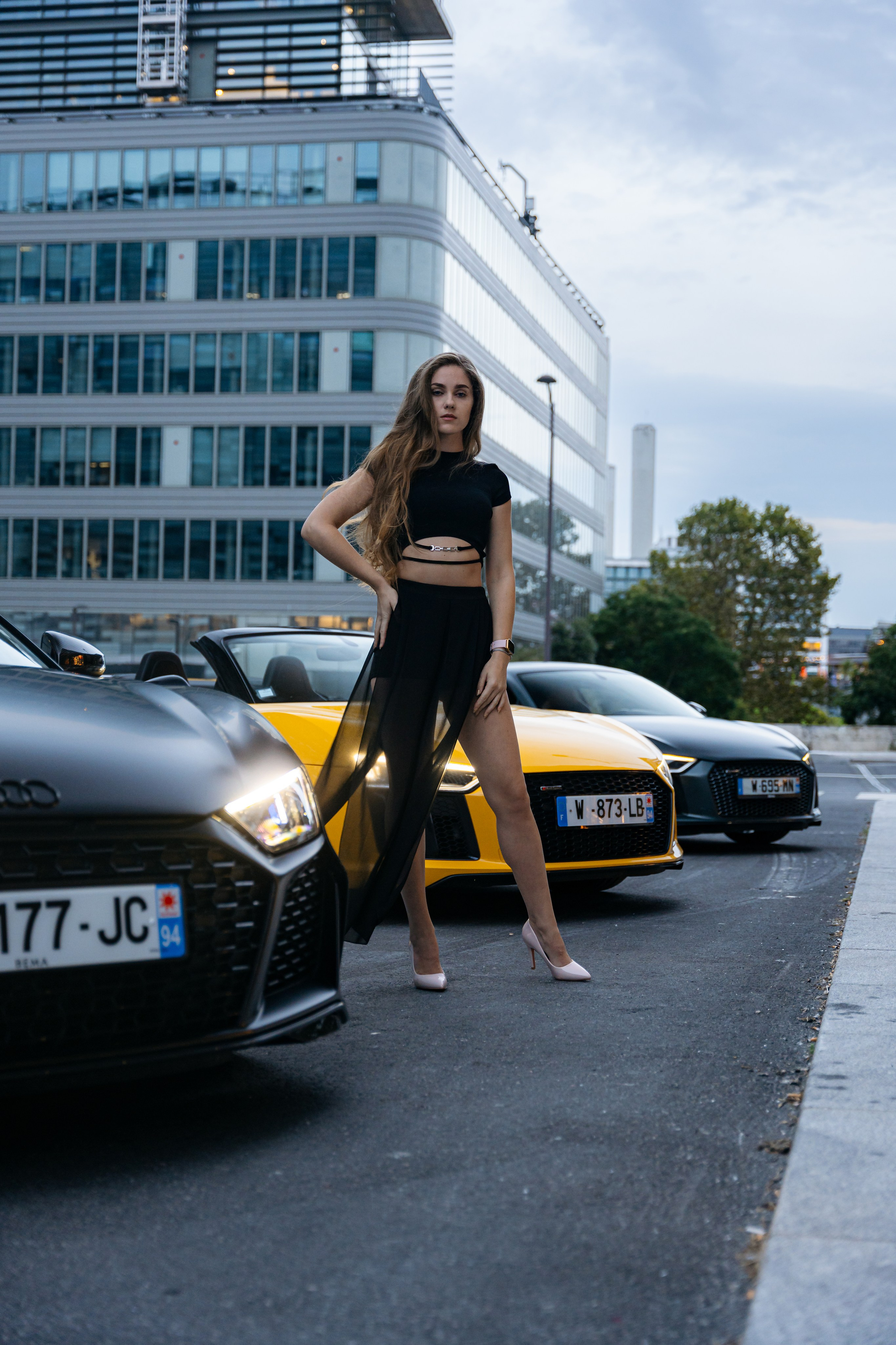 Alexandra x Audi R8. Photographer in Paris — Vitalii Motruk
