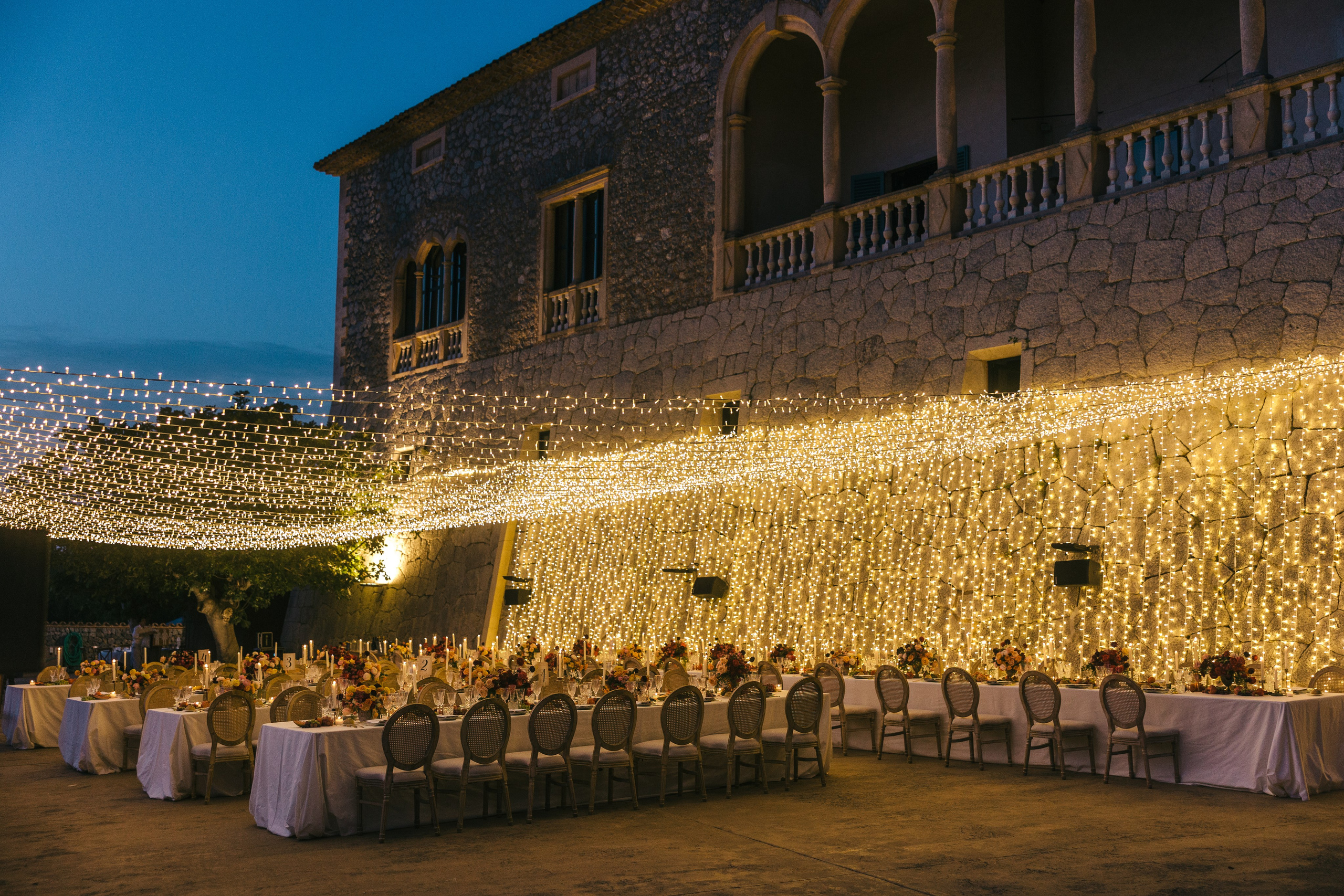 Mallorca venue Son Marroig for this LA Wedding Ceremony. Wedding Celebrant in Mallorca Iban Collin