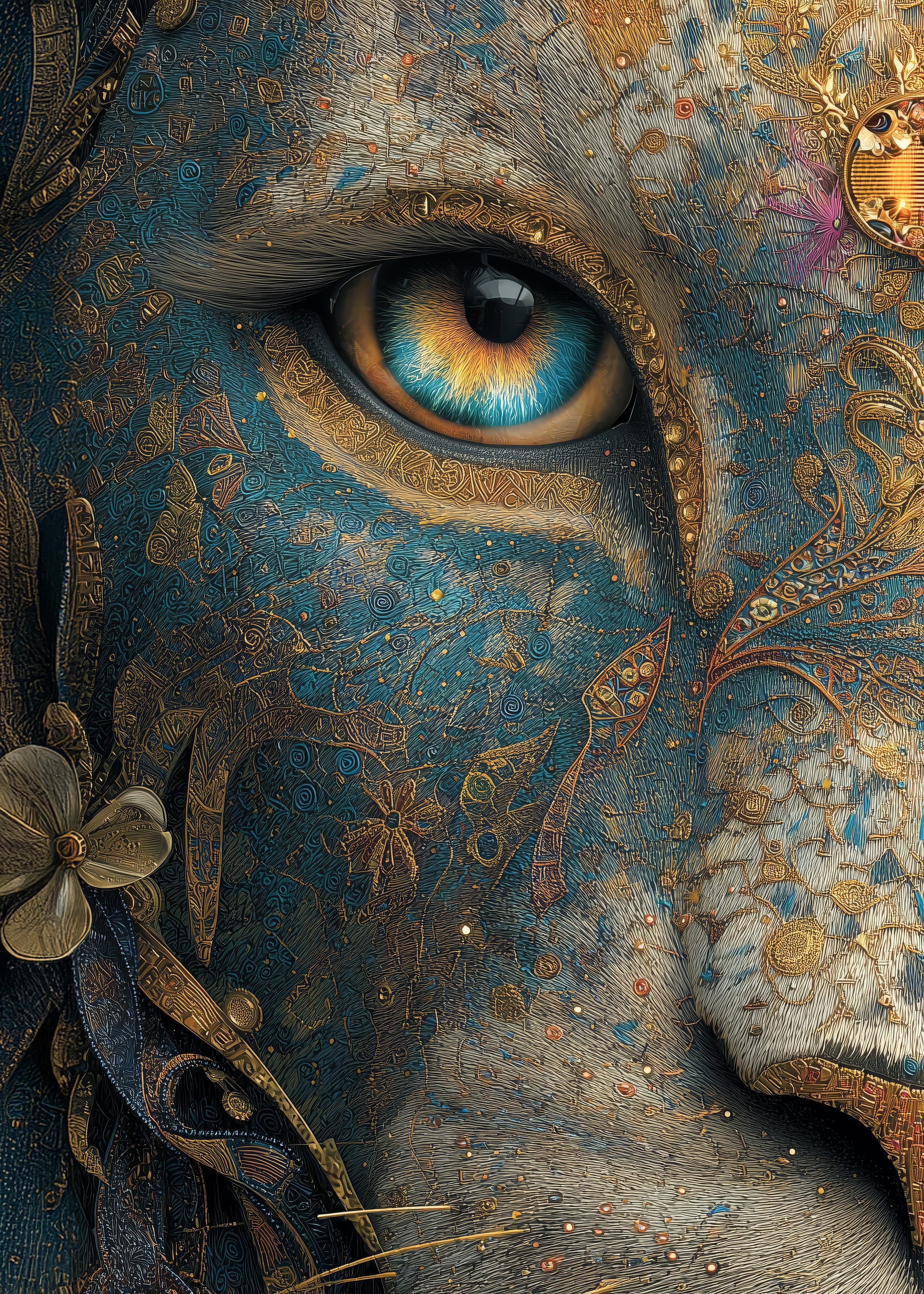Eyes of the Guardians. Lolly Shine. Contemporary digital artist