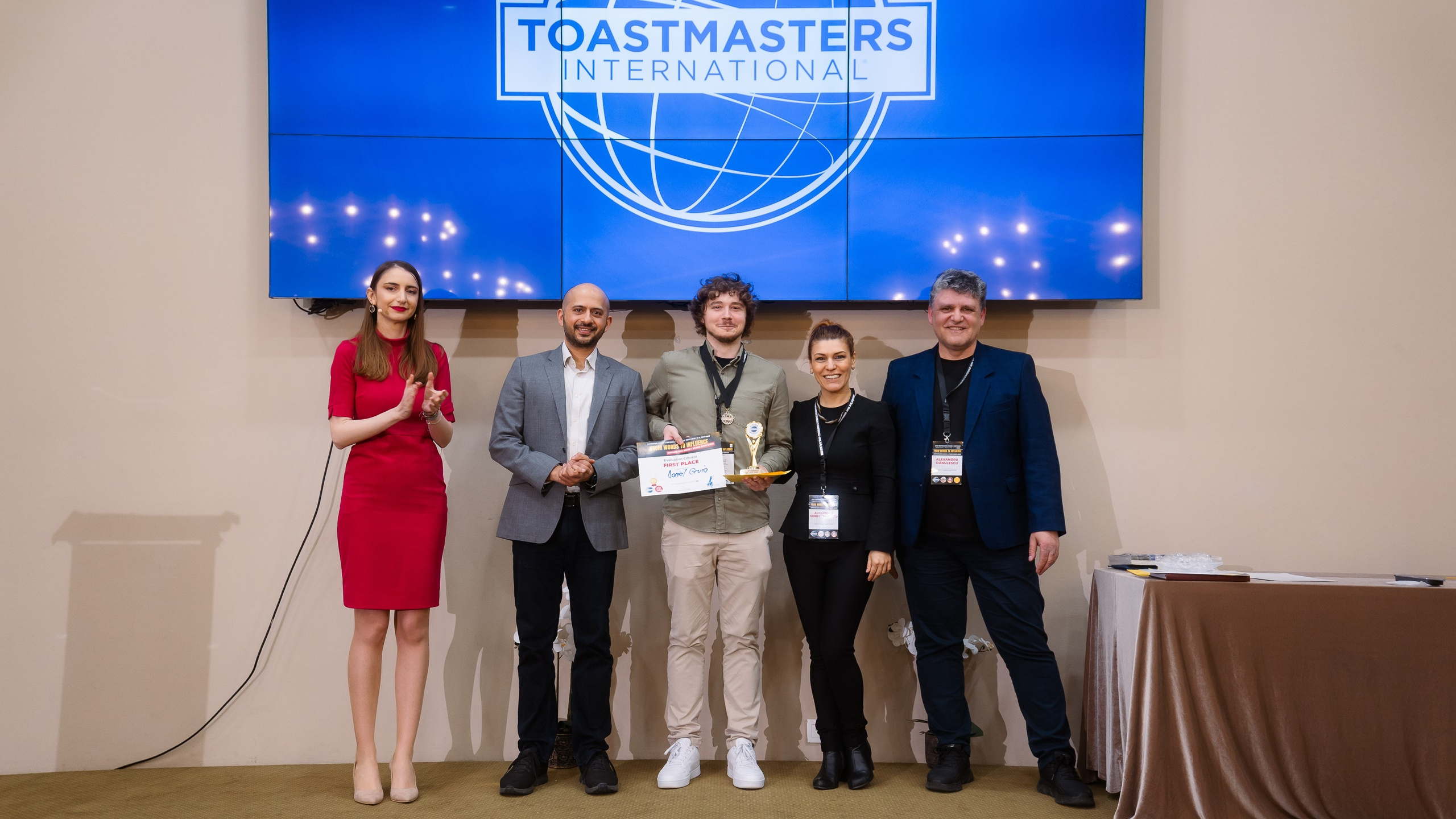 Toastmasters Conference. Marius Ciocan