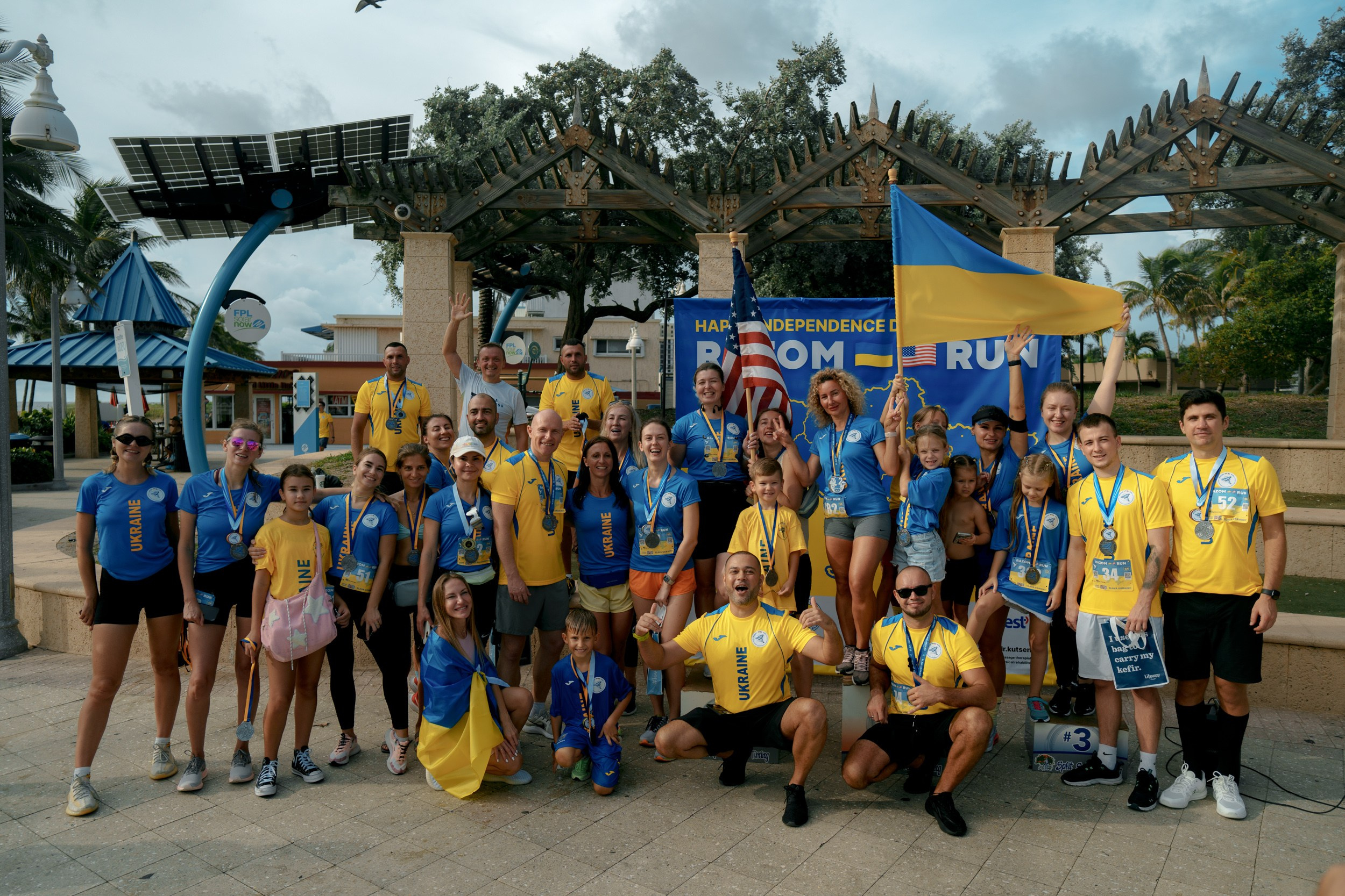 RAZOM RUN. ФОТОГРАФ ФЛОРИДА МАЙАМИ