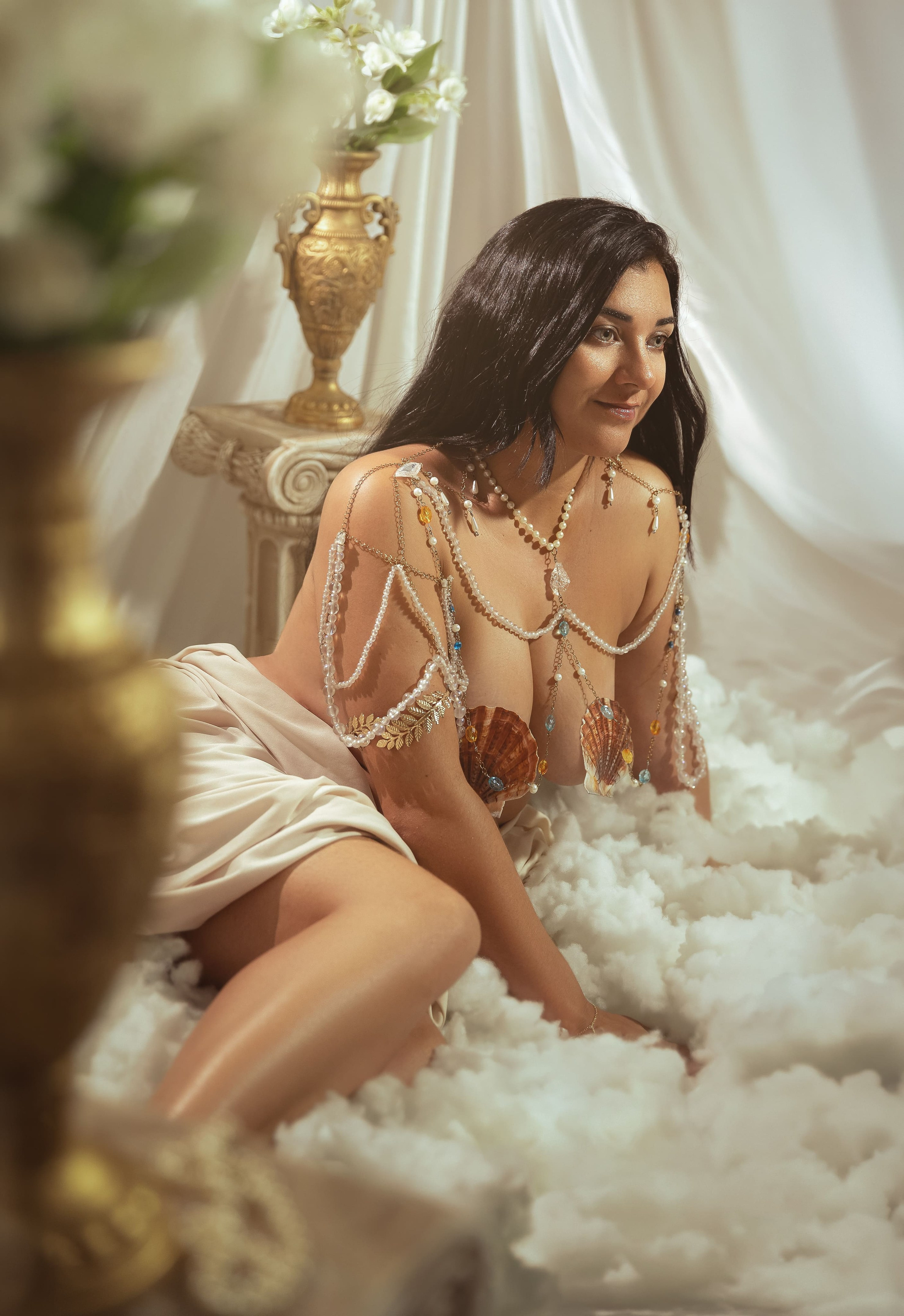 Ensaio artistico estilo Afrodite Vintage — Zona Norte Tucuruvi. Fotógrafa em são paulo — Fotos Autênticas