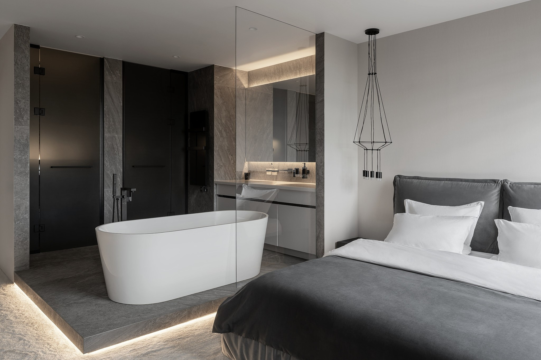 Private apartments designed by Korshunov Architects