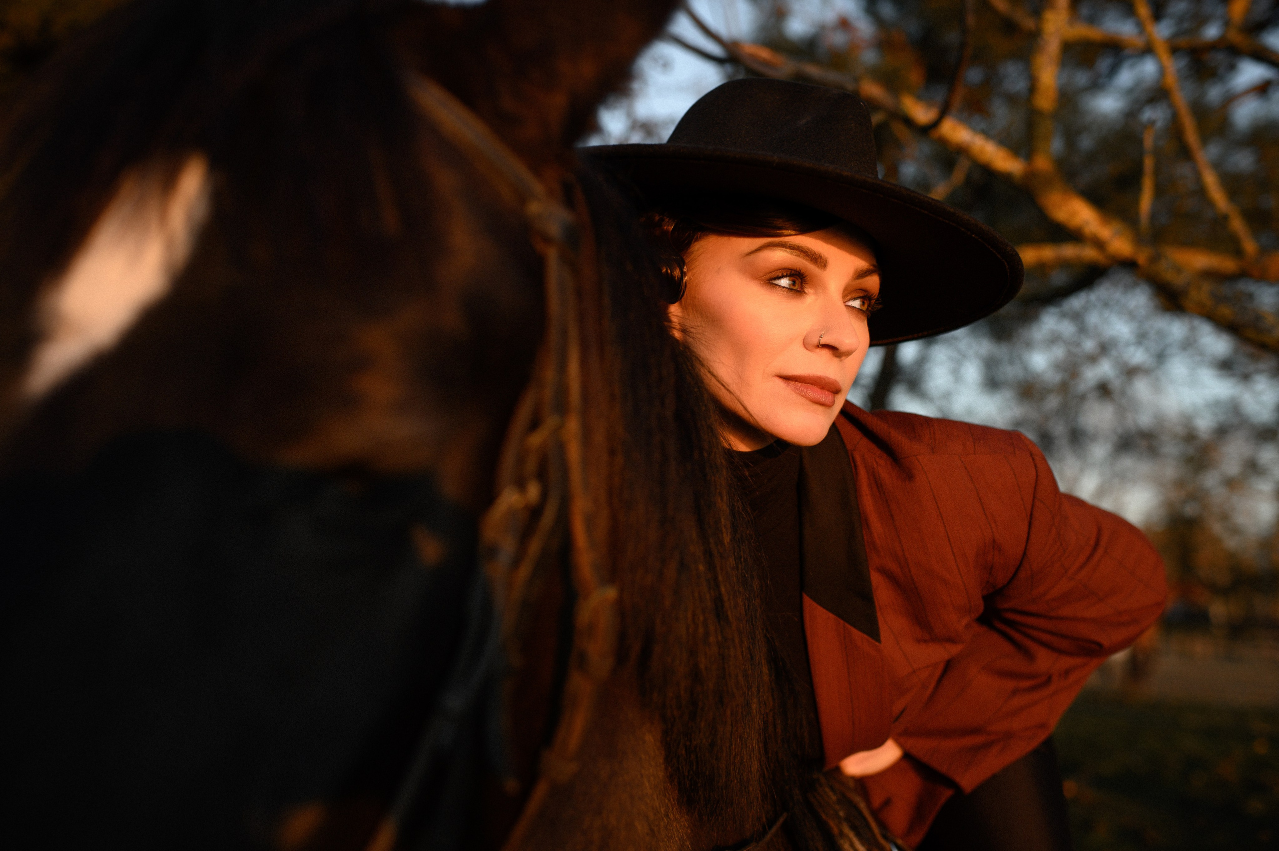 Sofia evening horse ride. Family, children, portrait, and event photography in Thessaloniki