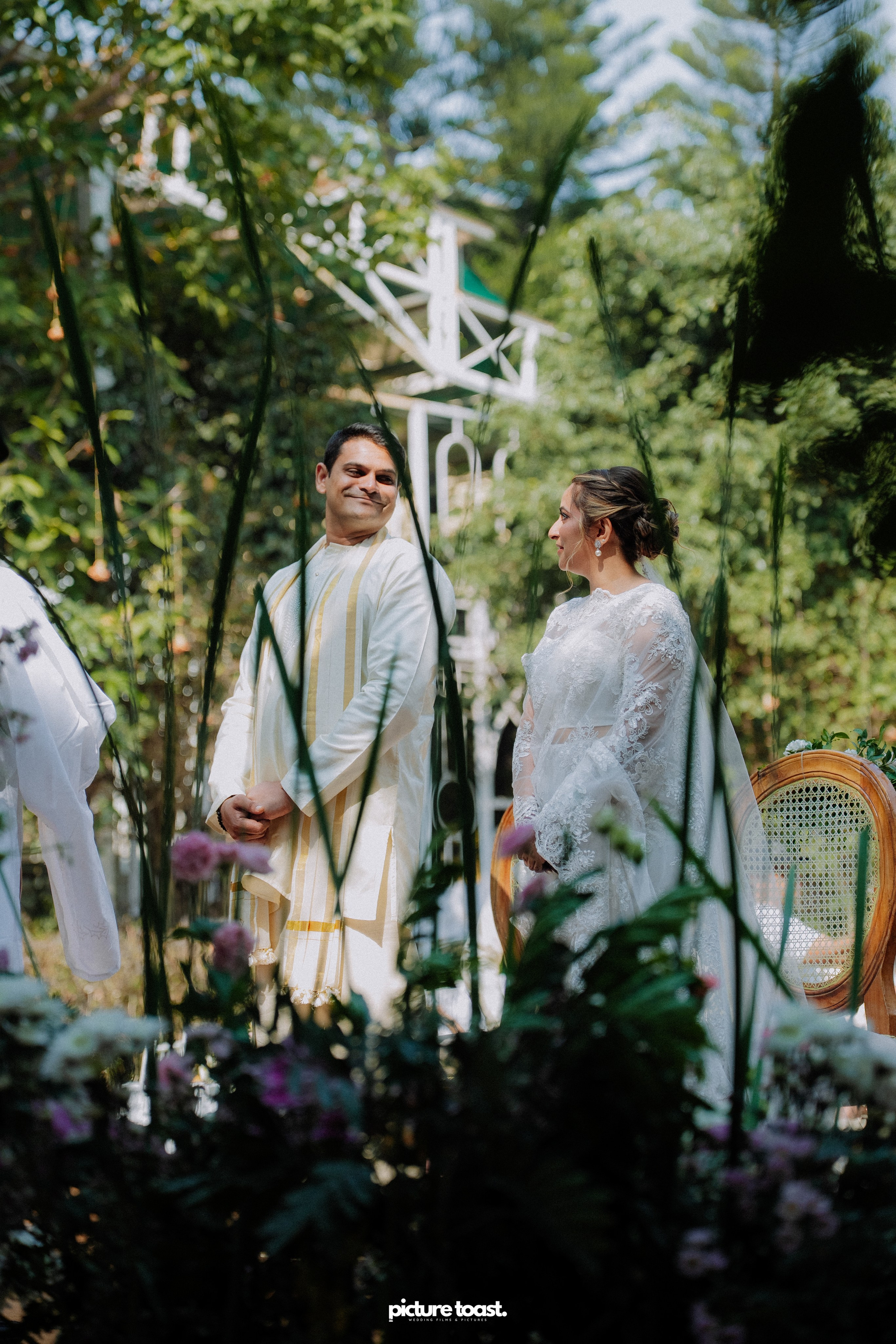 Blessing of Rajiv & Aashna. Fine art Wedding Photographers in India & Canada