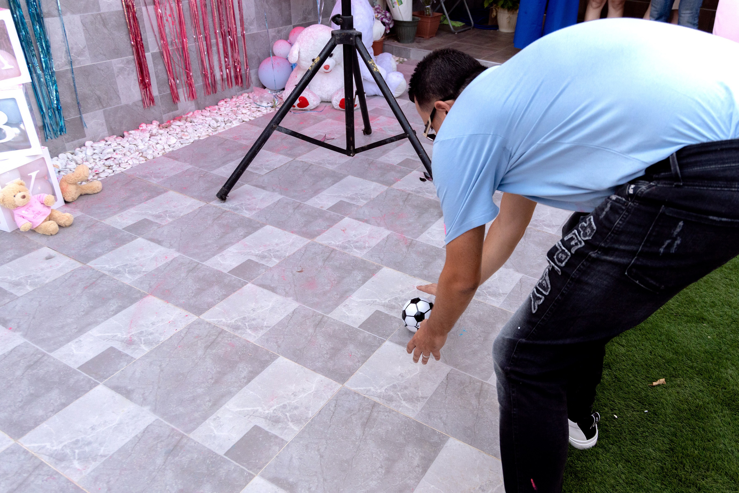 Gender Party for Alina and Michael. Home