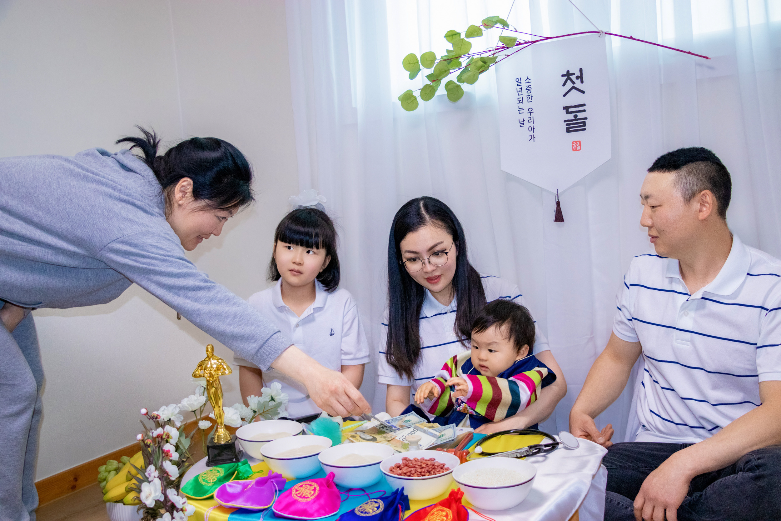 Асянди (годик). Семейный, свадебный и асянди фотограф в Южной Корее Ким Гым Дори